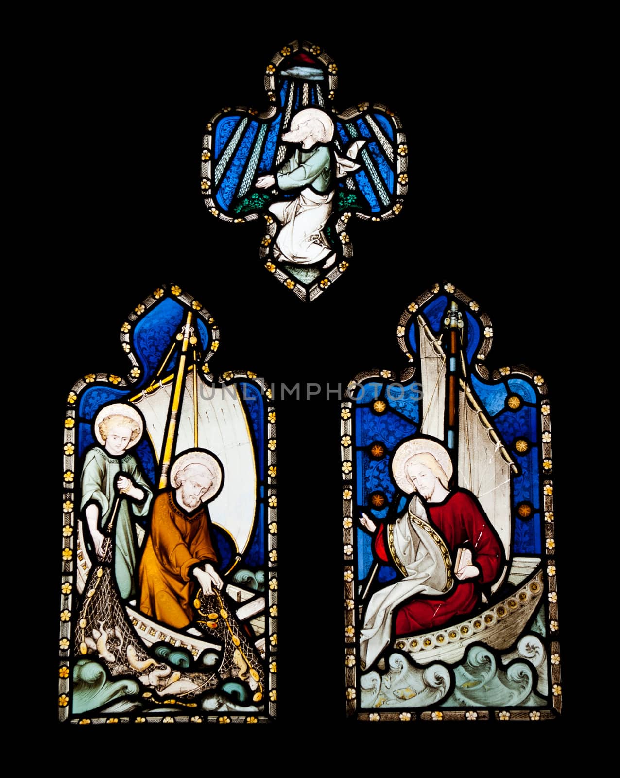 Religious stained glass window by luissantos84