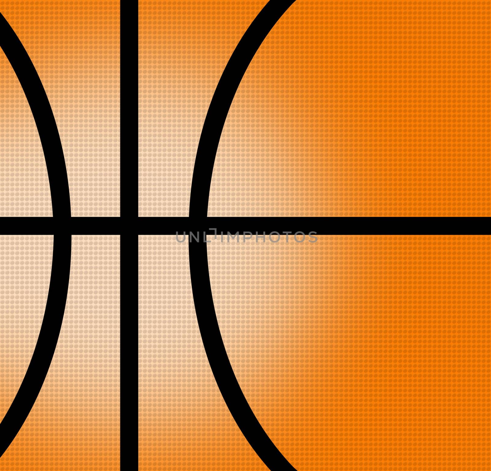 basket ball orange and black abstract illustration