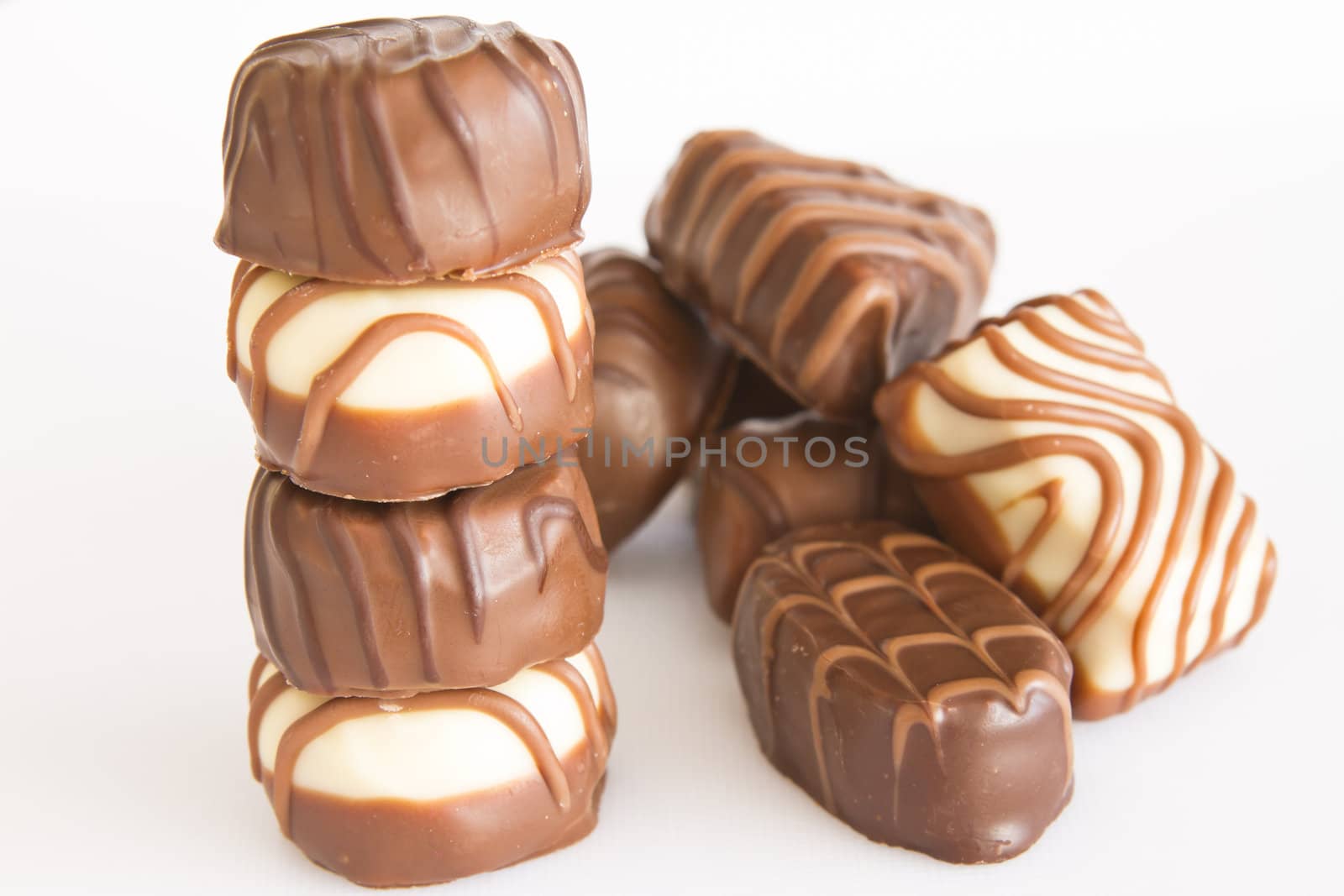 chocolate candy assorted by manaemedia