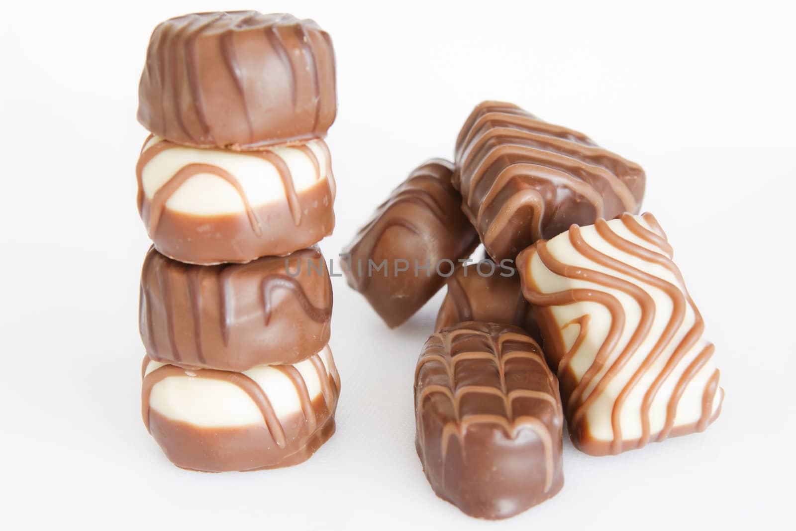 chocolate candy assorted by manaemedia