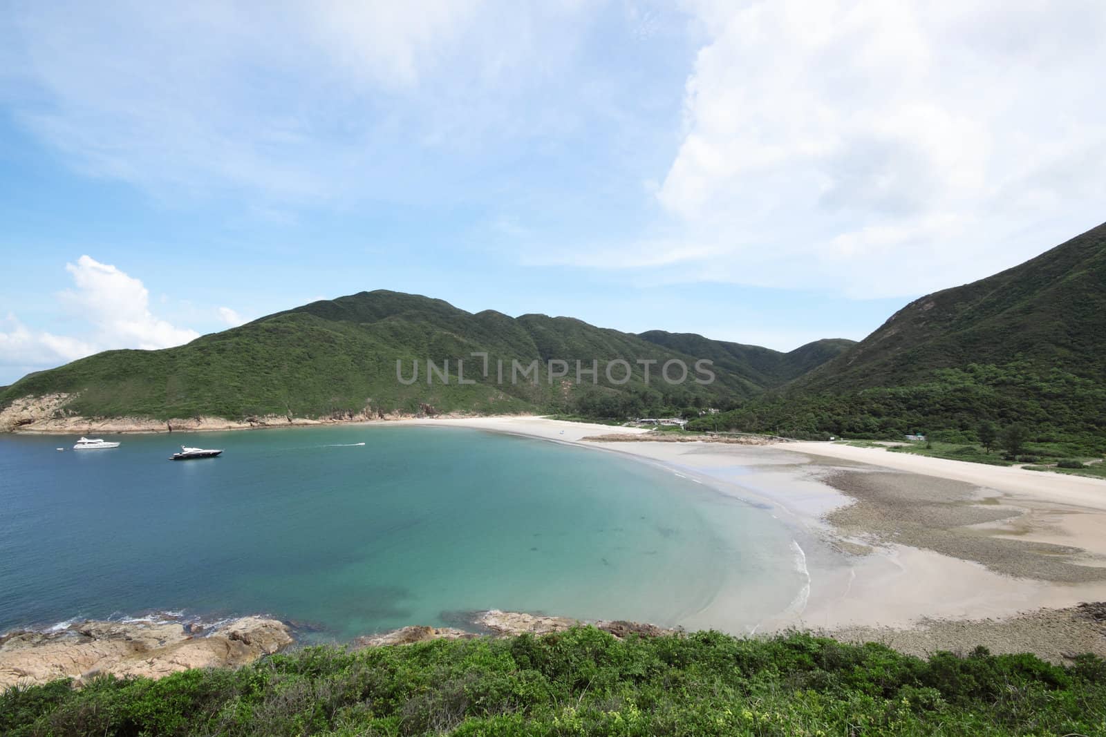 beach in Hong Kong at day