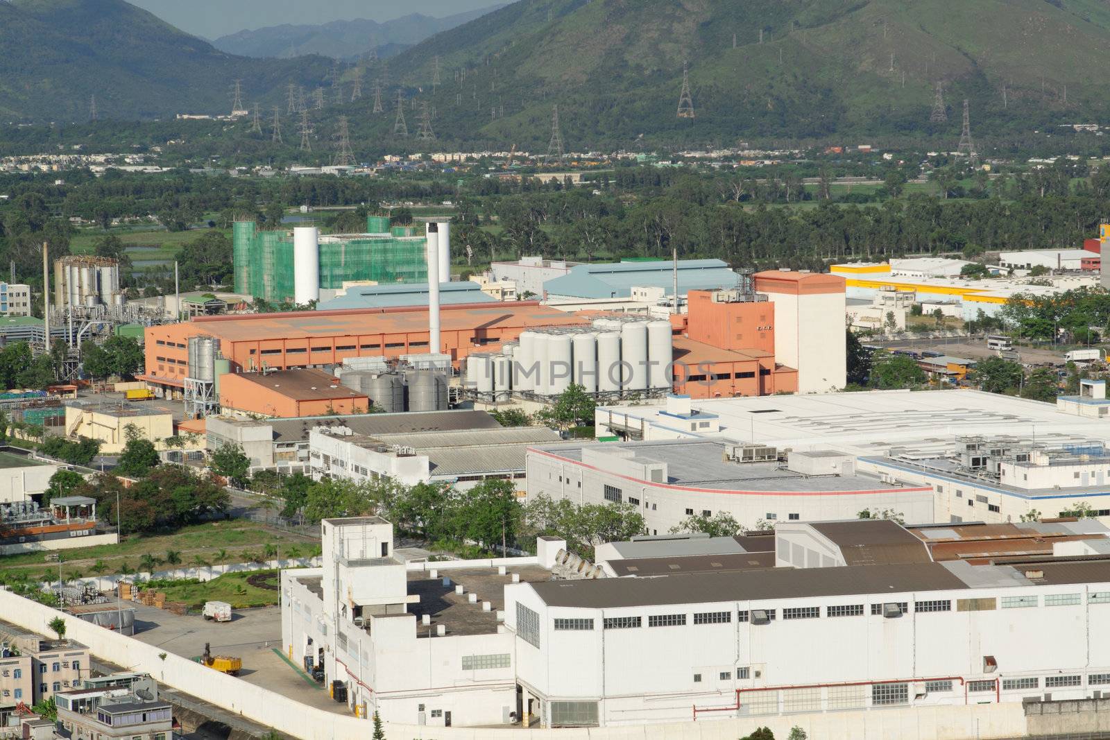 Industrial Plant afternoon 