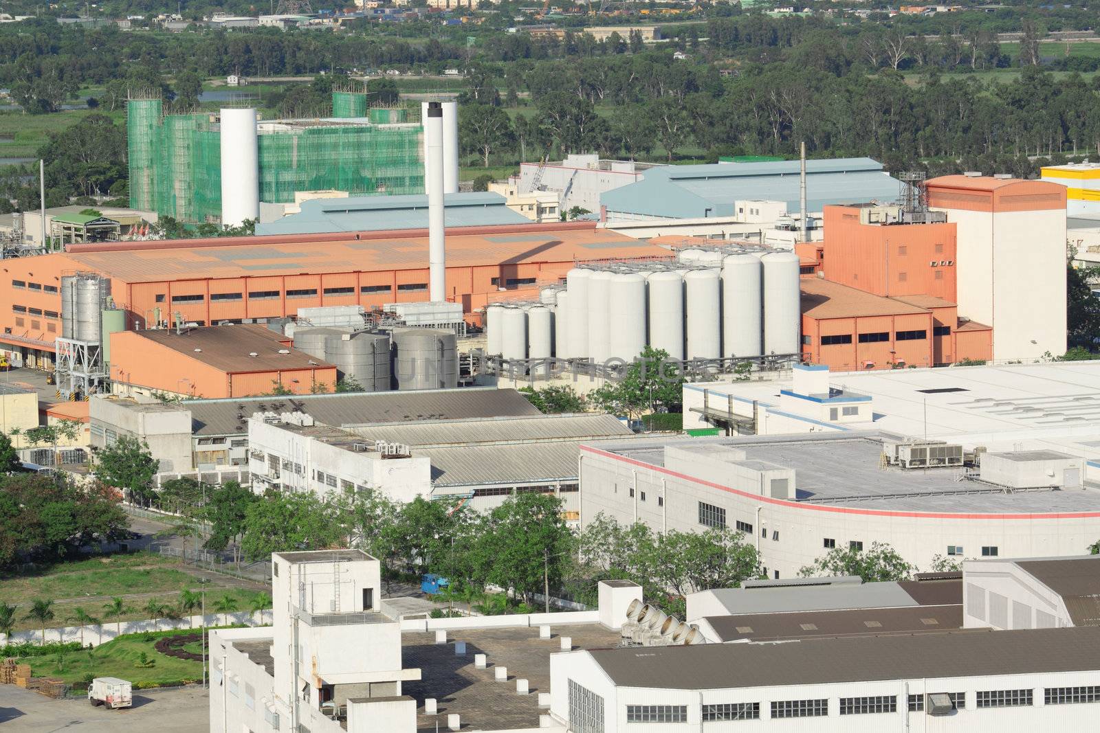 Industrial Plant afternoon 