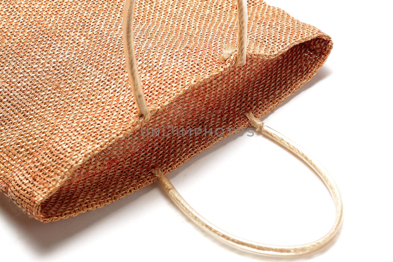 Wicker bamboo handbag 