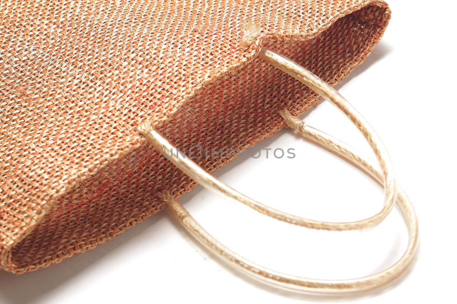 Wicker bamboo handbag 