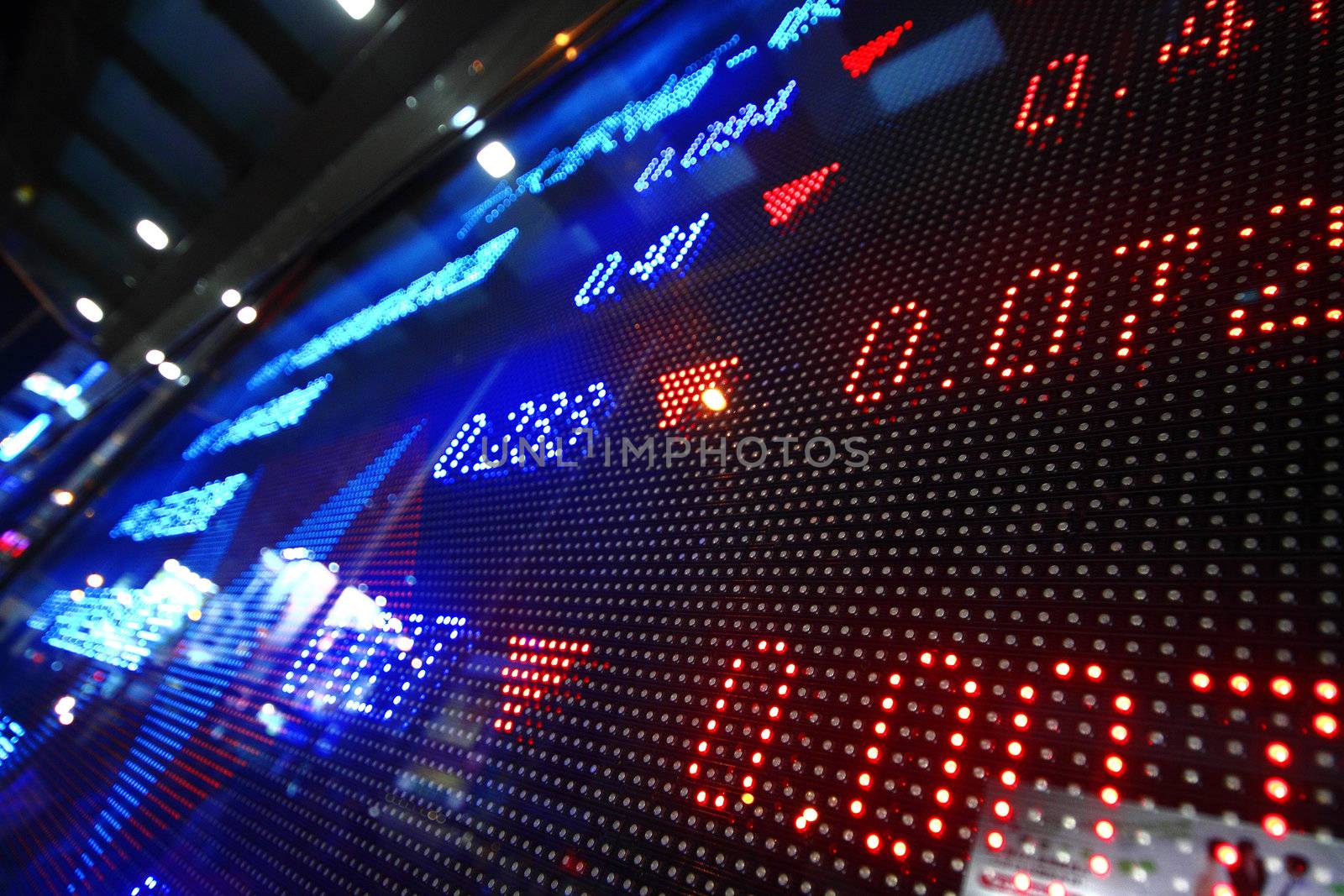 Colored ticker board by cozyta