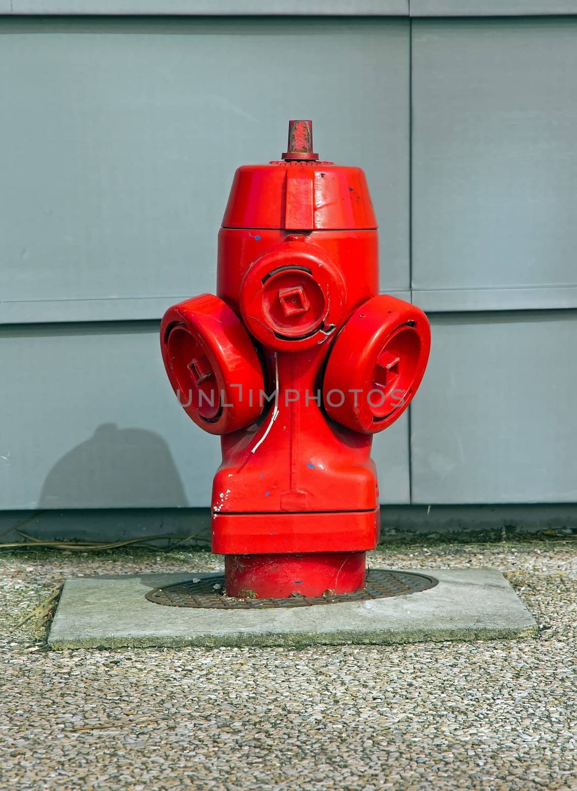 fire hydrant for firefighters  city suburb of Paris France