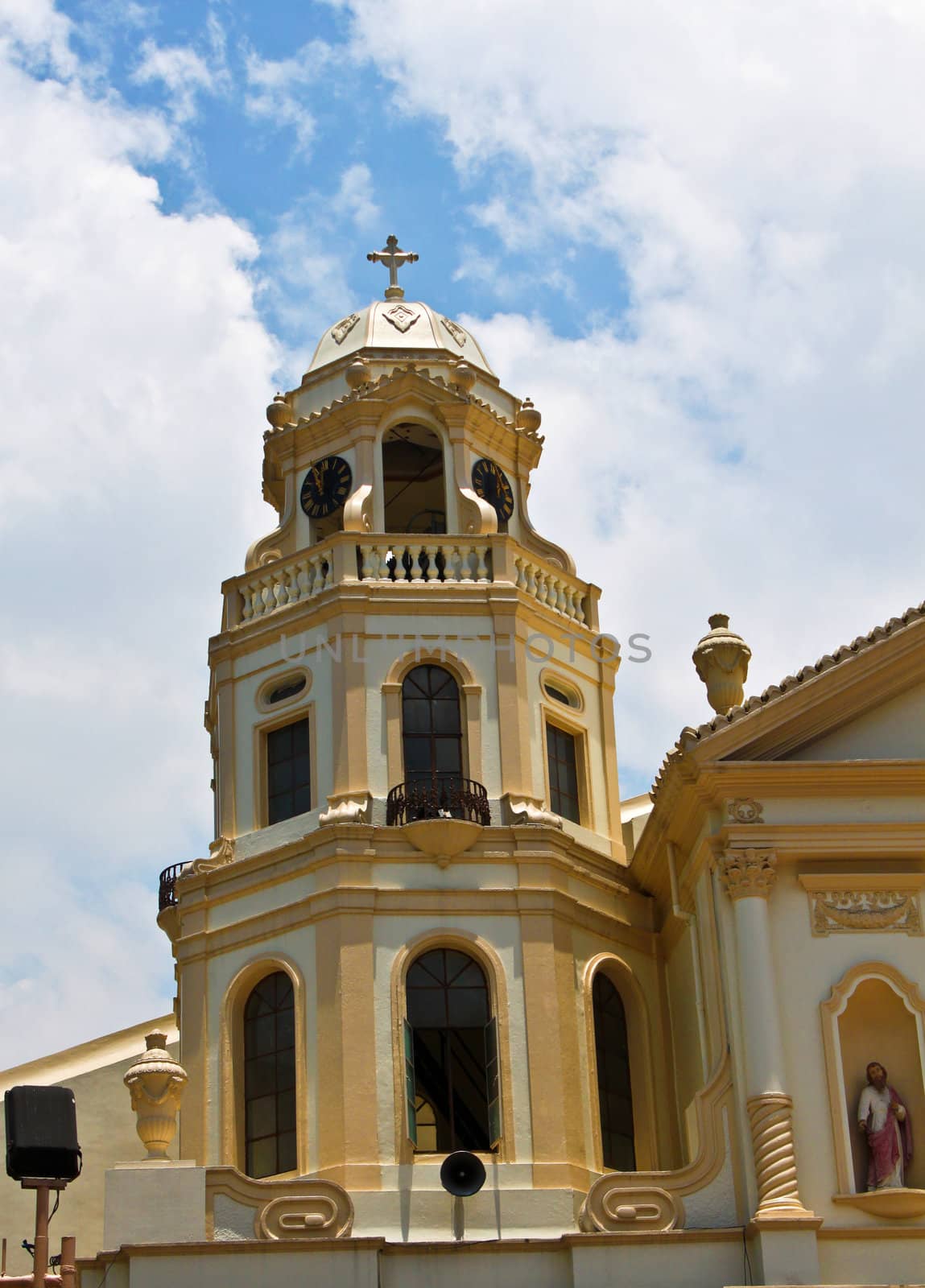  Part of Quiapo Church, a prominent Roman Catholic church located in the District of Quiapo, Manila, Philippines.