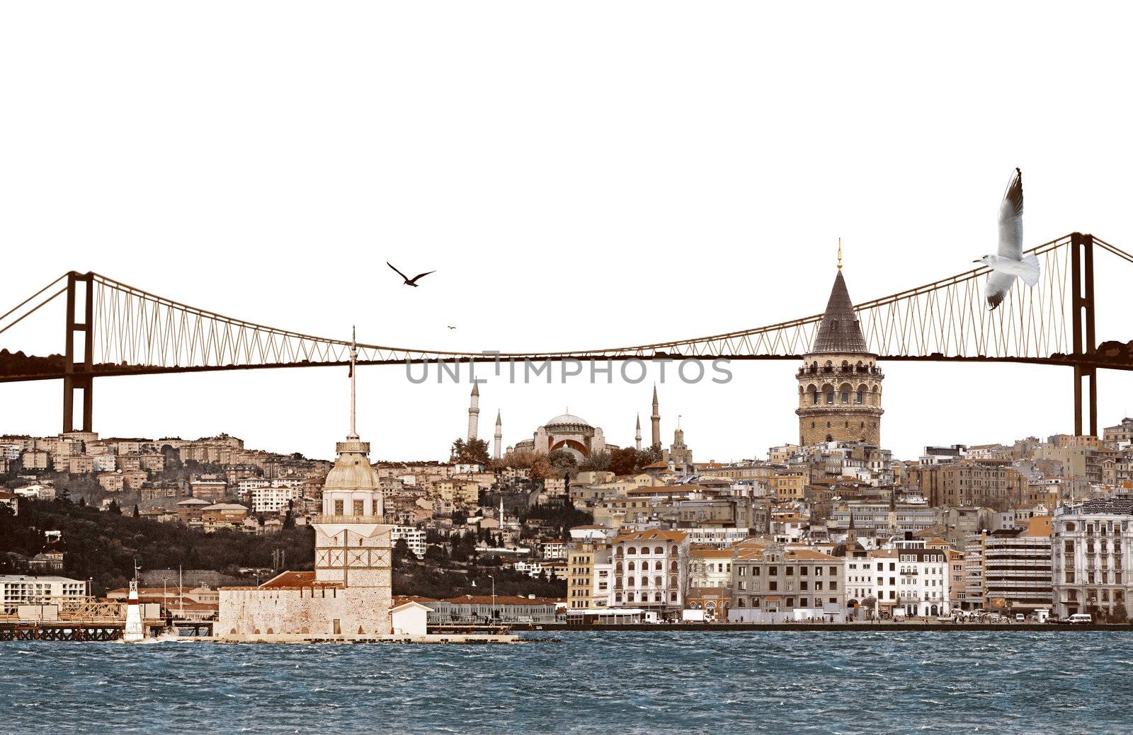 Picture of very large background of Istanbul. by mg1408
