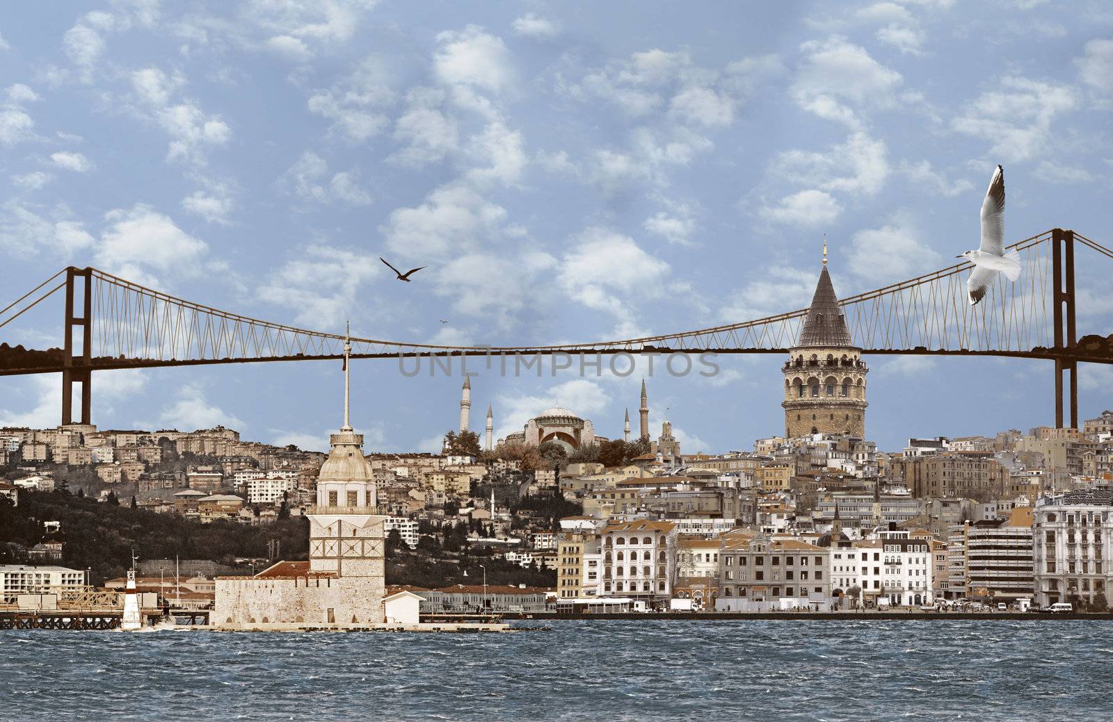 Picture of very large background of Istanbul. by mg1408