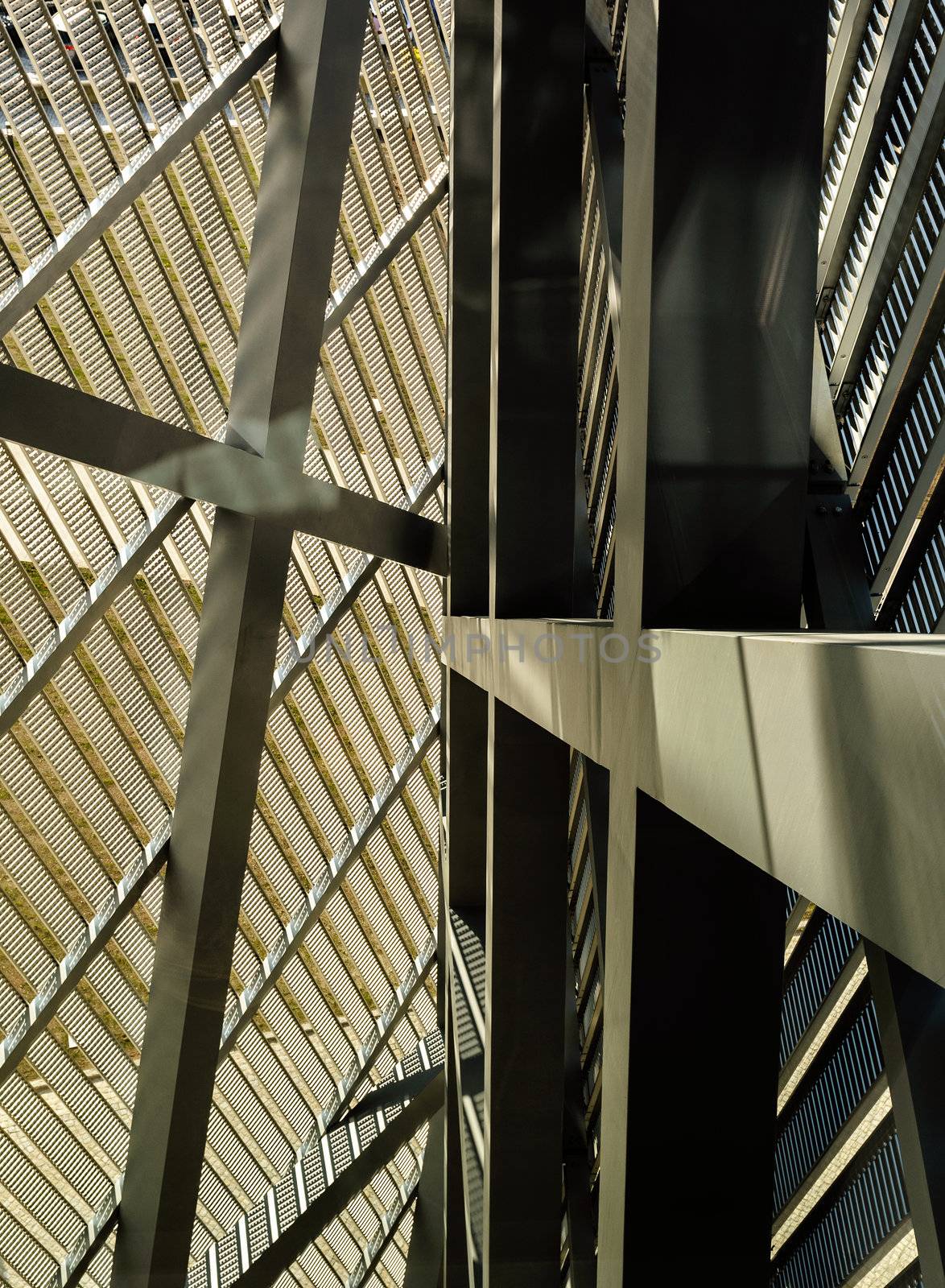 Detail of the Libeskind's Wedge from inside.
