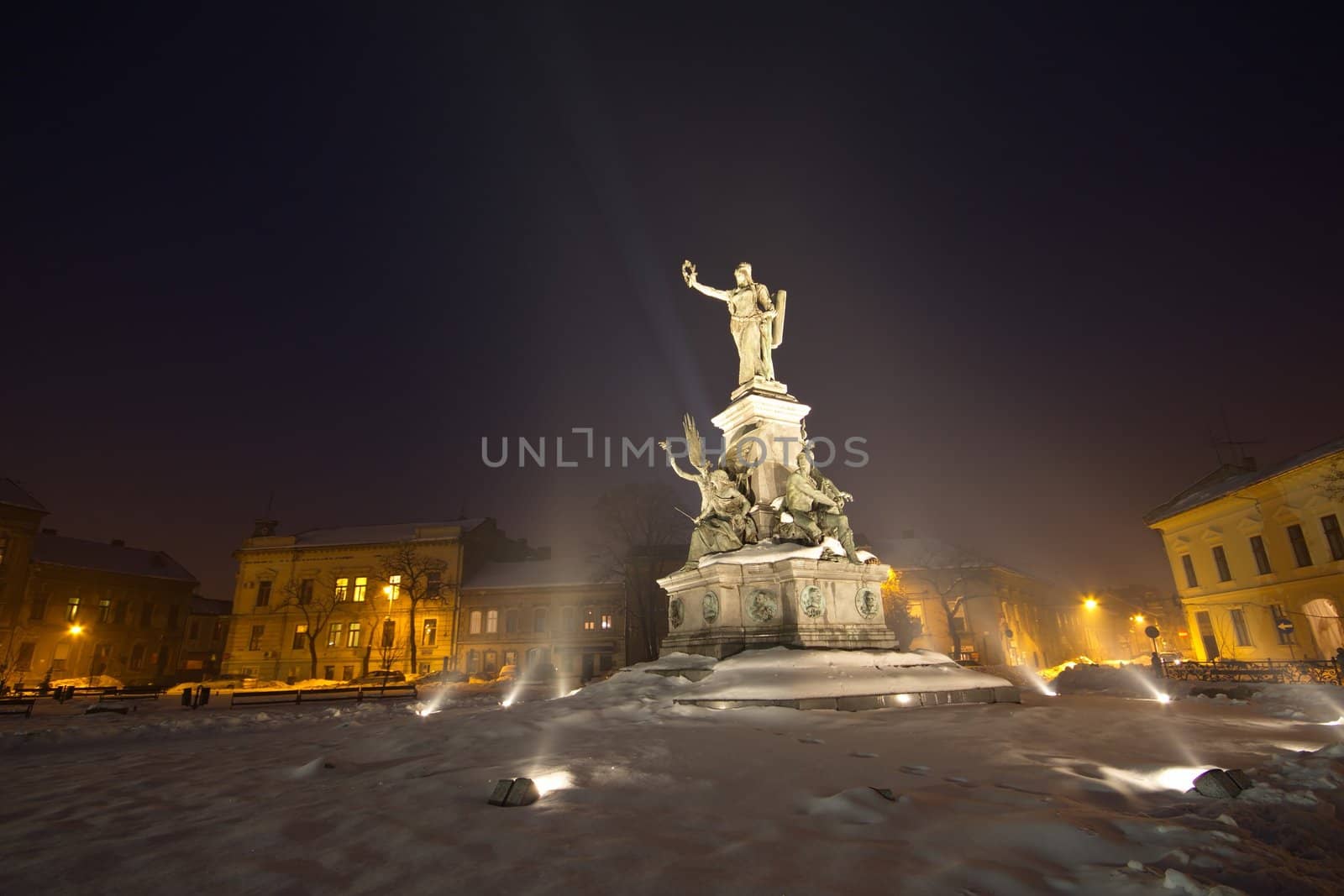 Statue Of Liberty in Arad city of Romania