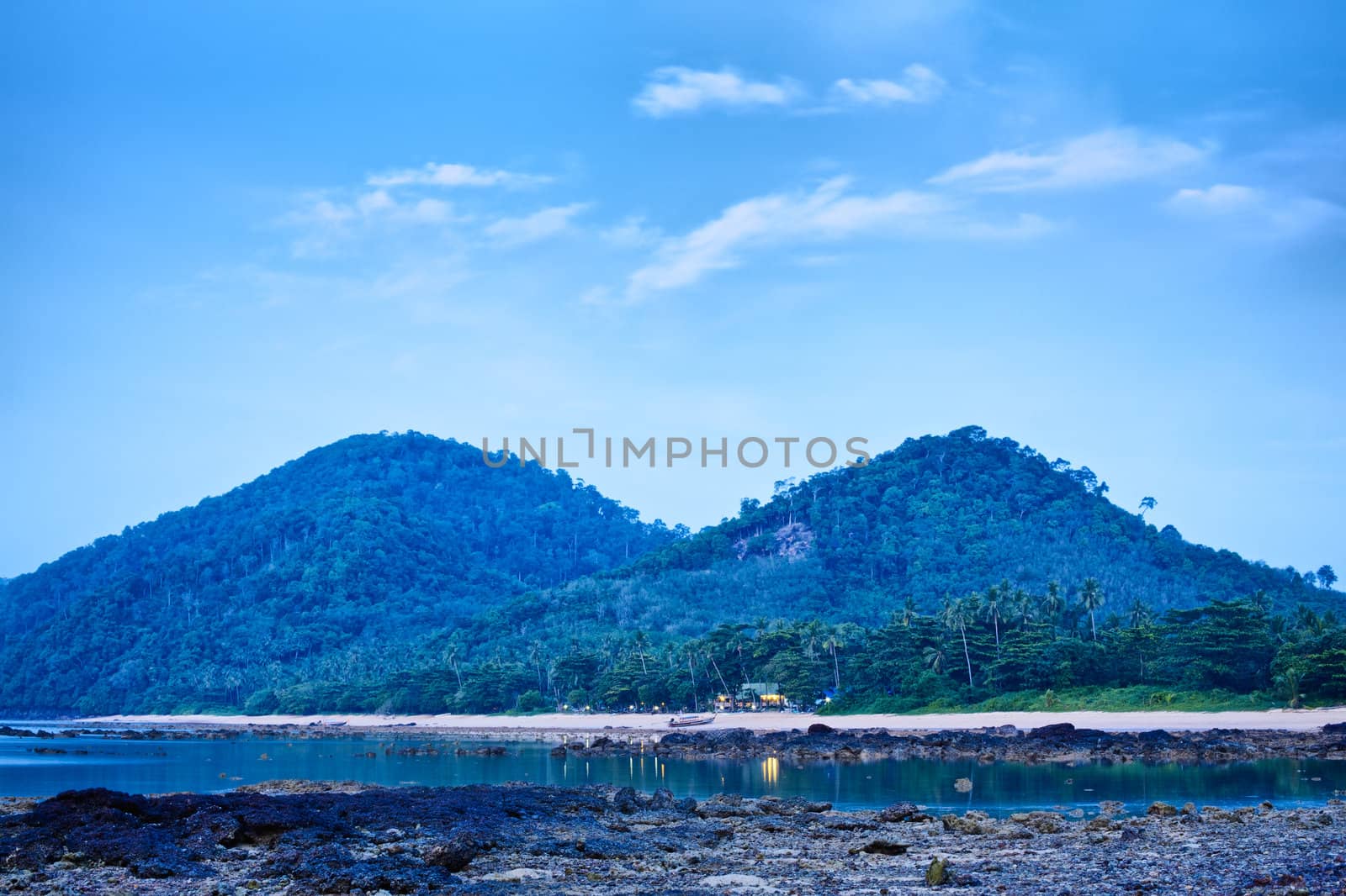 Andaman Shore at night, Koh Libong, Thailand