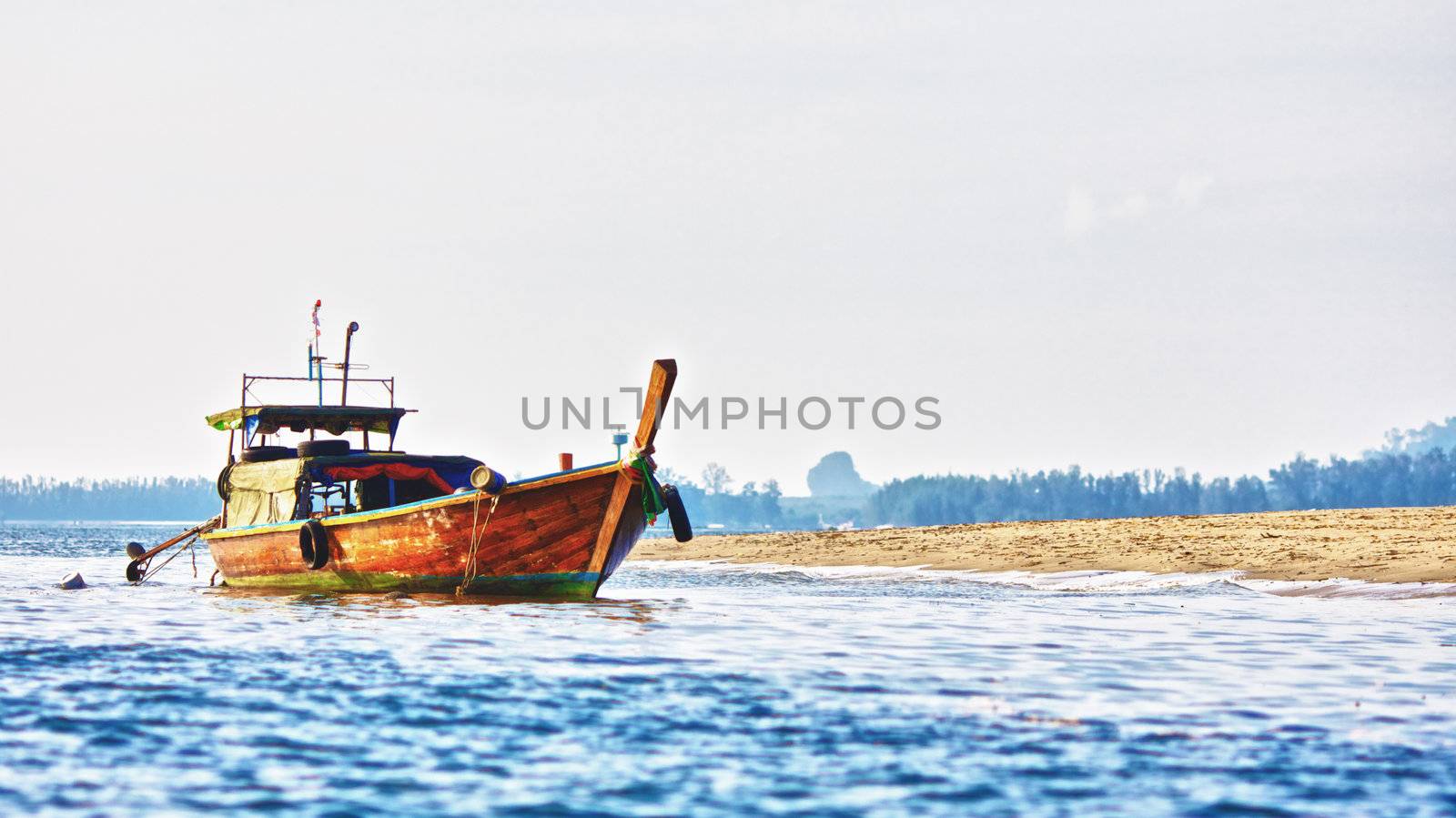 Boat in a Sea by petr_malyshev