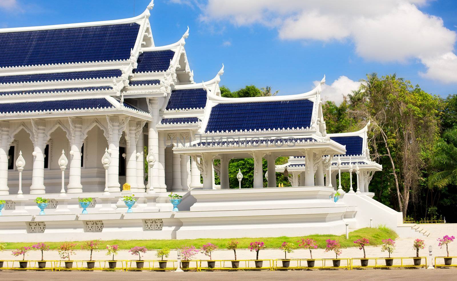Kaew Grovaram Temple in Krabi town, Thailand