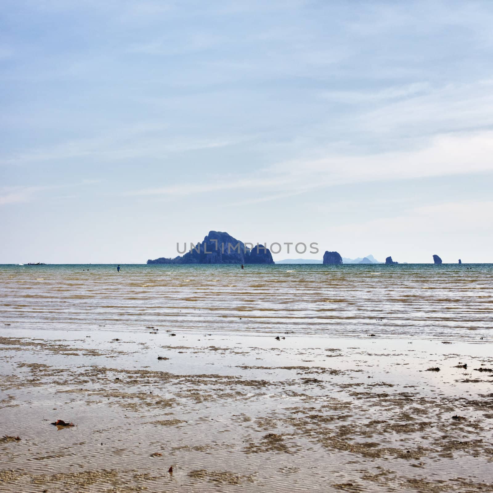 Ao Nang beach at evening, Krabi, Thailand