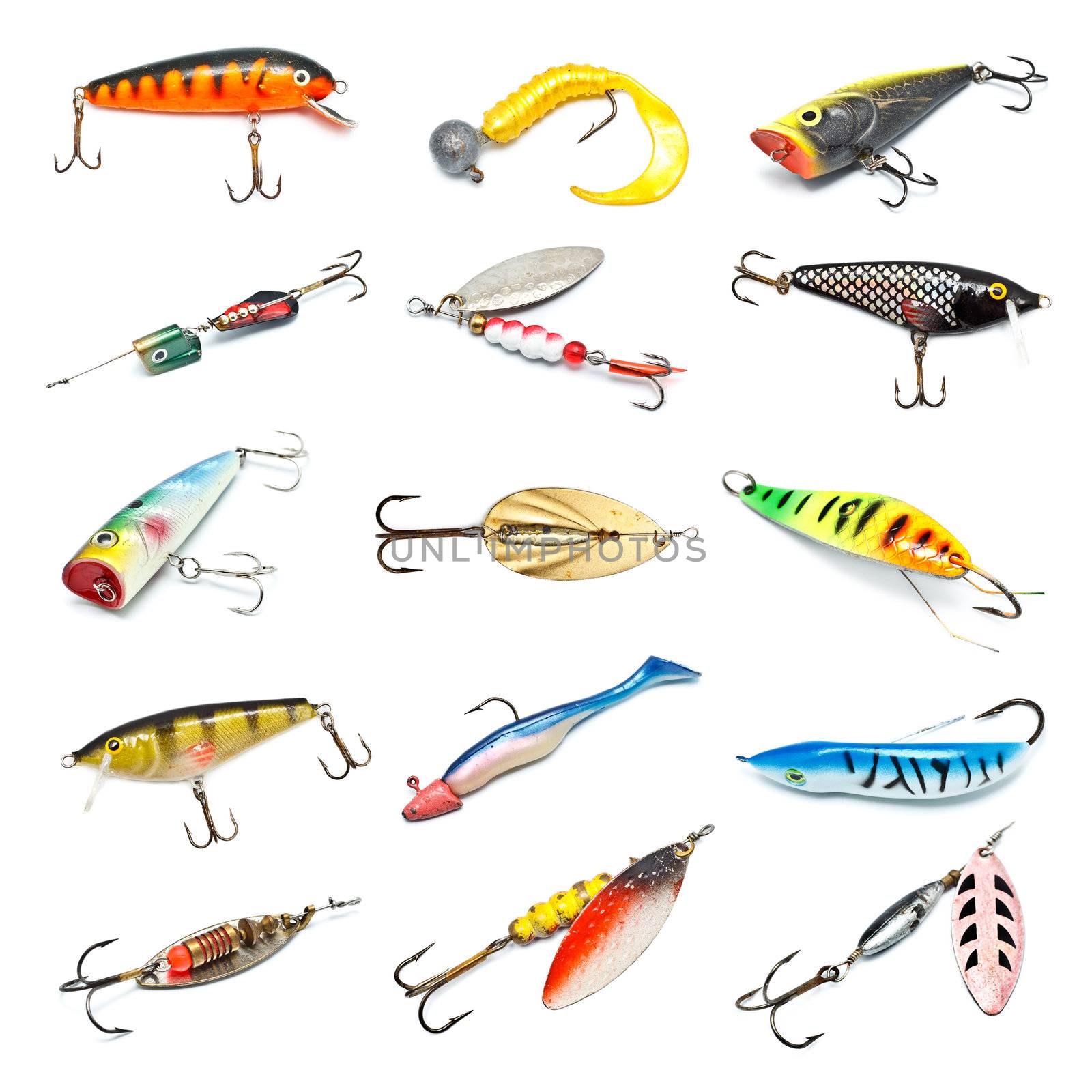 Fishing Baits Collection by petr_malyshev