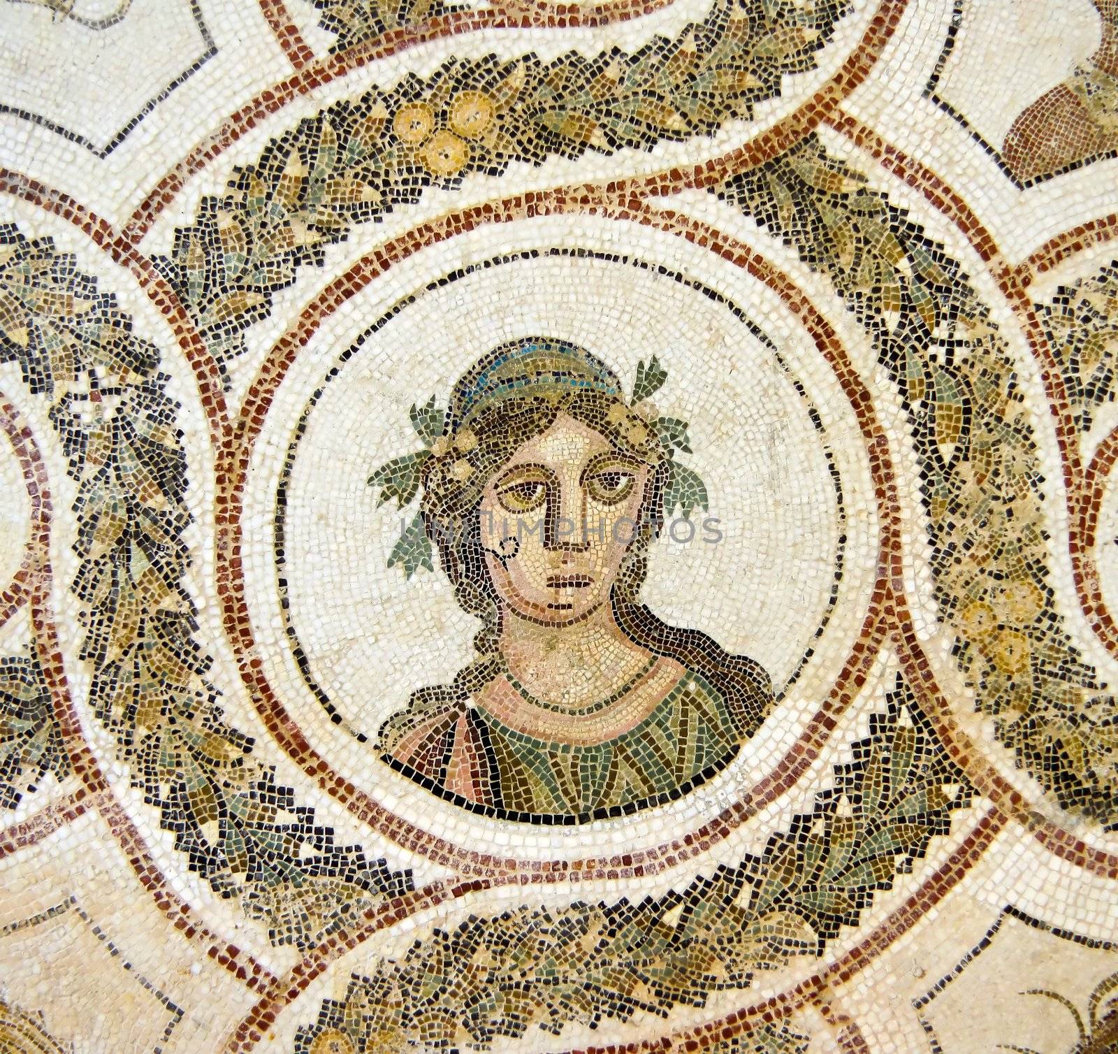 Fragment of roman mosaics from Tunisia