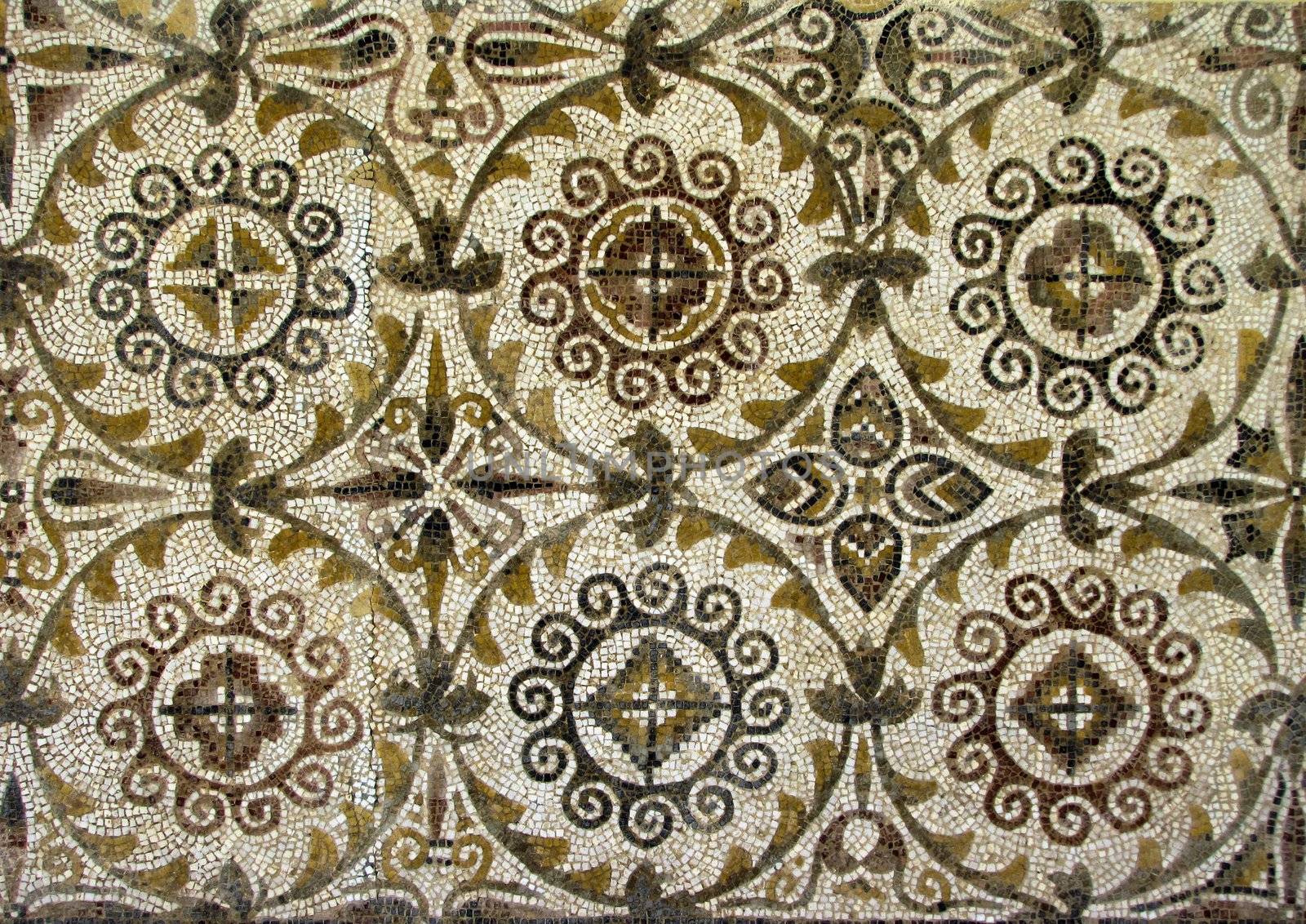 Fragment of roman mosaics from Tunisia
