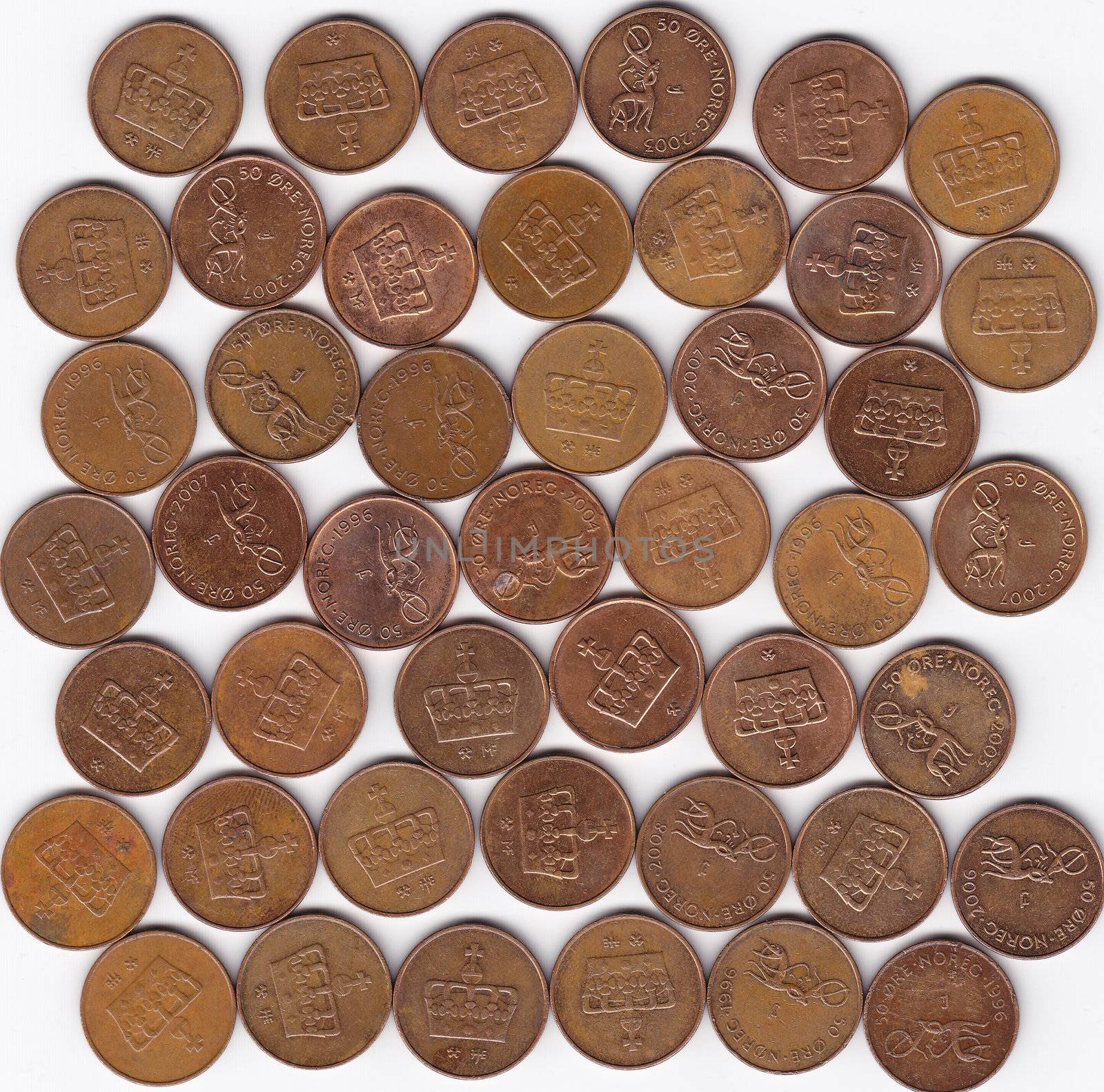 50 øre coins by viviolsen