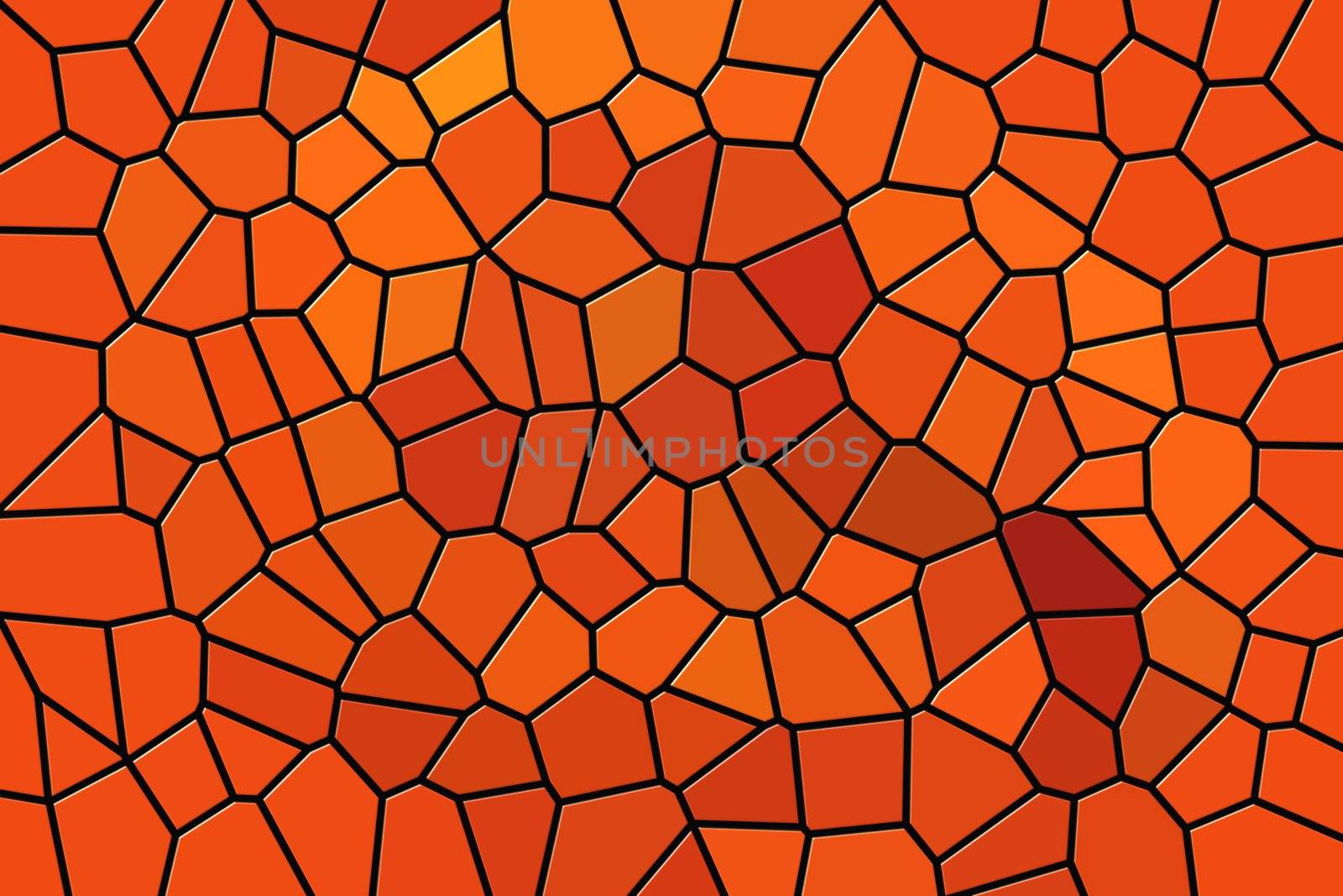 orange and red  decorative mosaic pattern