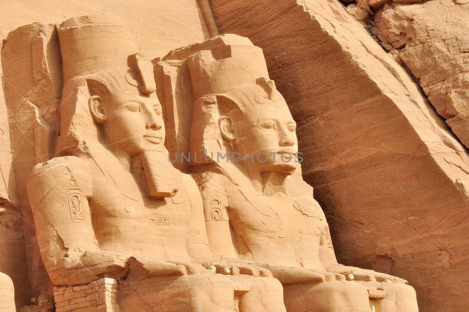 Abu Simbel Great Temple in Egypt by ruigsantos
