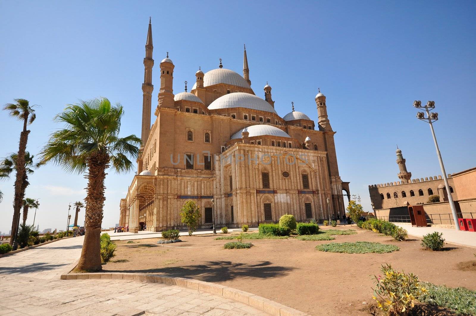 The Mosque of Muhammad Ali Pasha or Alabaster Mosque is a mosque situated in the Citadel of Cairo in Egypt and commissioned by Muhammad Ali Pasha between 1830 and 1848.