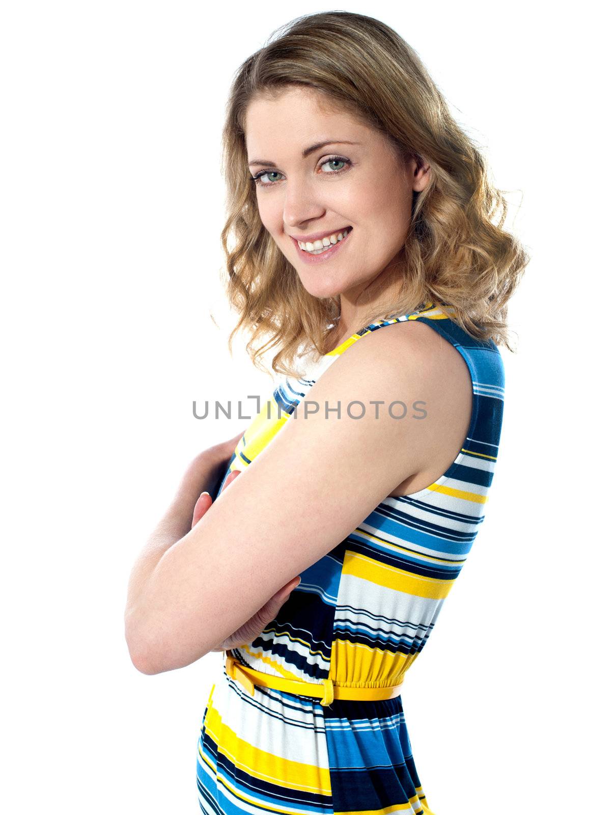 Beautiful young woman pose by stockyimages