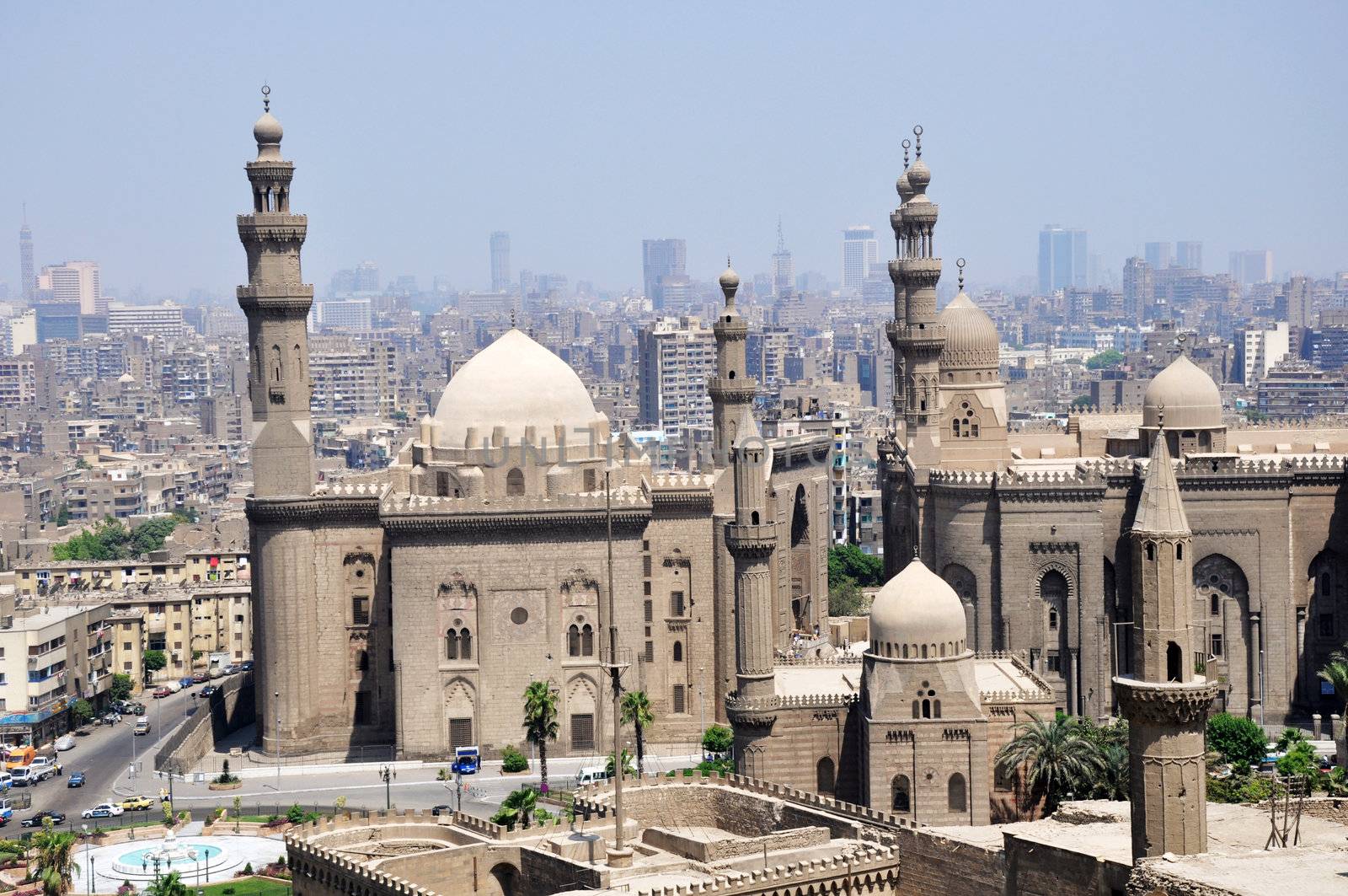 Landmark of the famous ancient castle in Cairo,Egypt