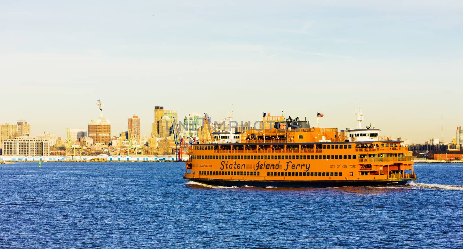 ferry for Staten Island, New York, USA