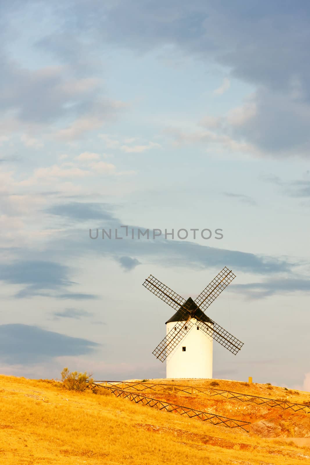 windmill, Alcazar de San Juan, Castile-La Mancha, Spain