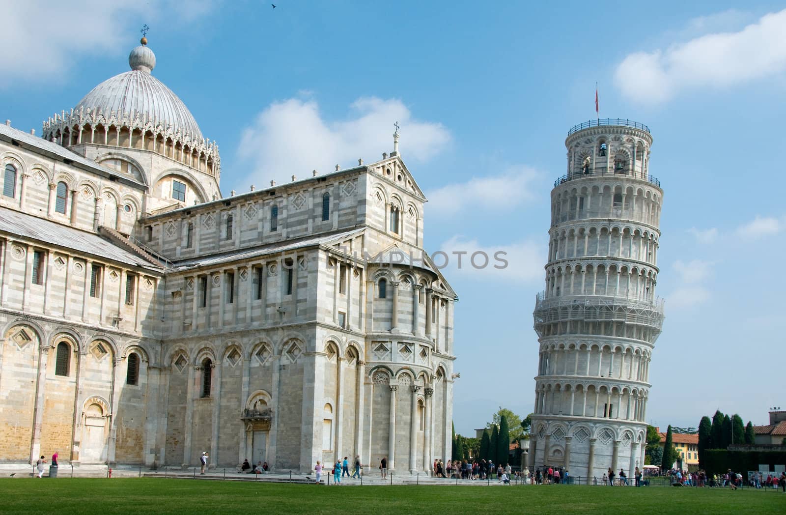 Famous leaning tower of Pisa, Italy by iryna_rasko