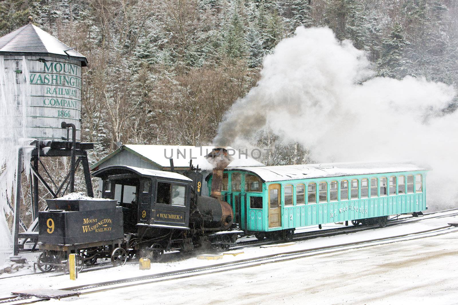 Mount Washington Cog Railway, Bretton Woods, New Hampshire, USA