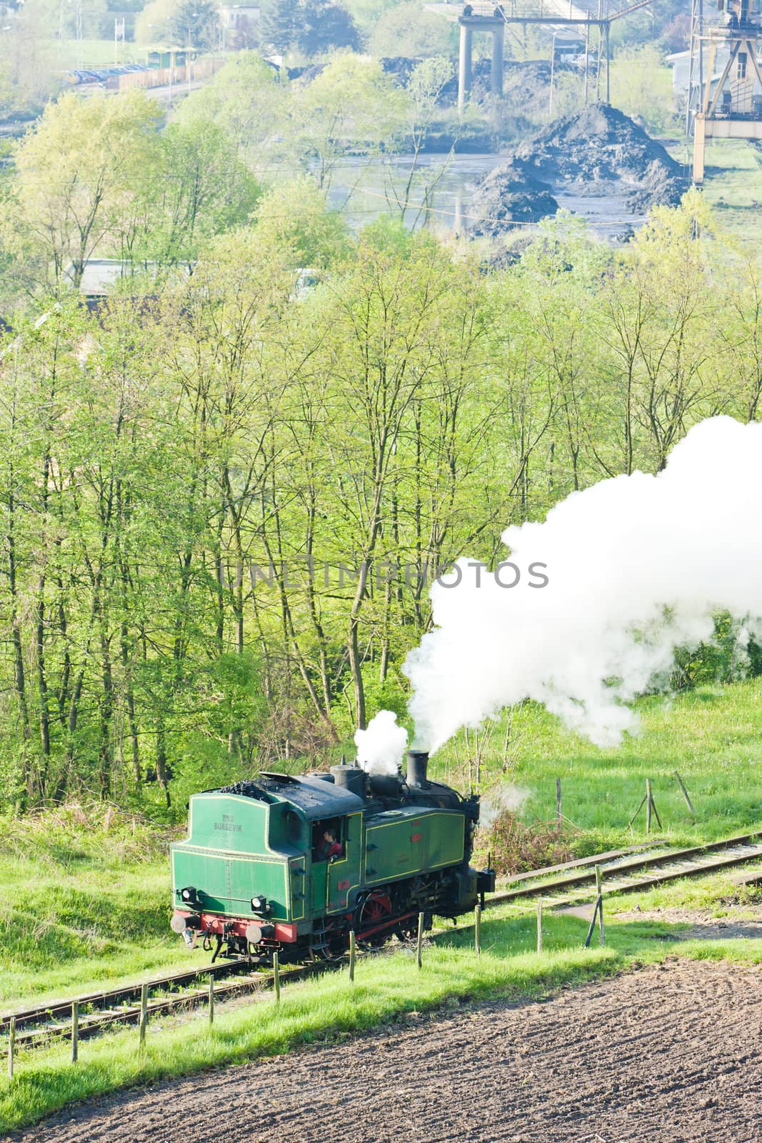 steam locomotive, Durdevik, Bosnia and Hercegovina