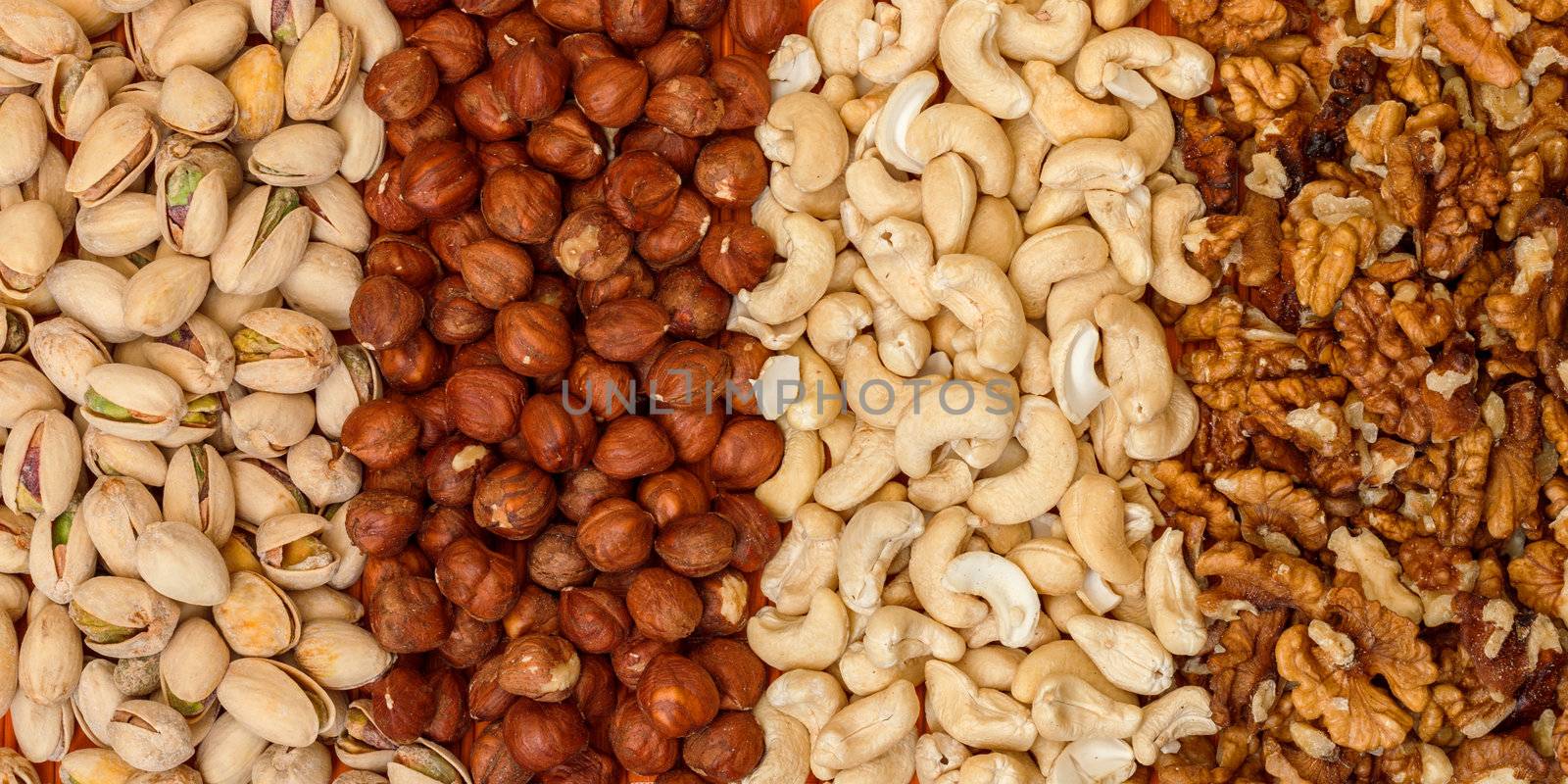 Mix of Nuts closeup