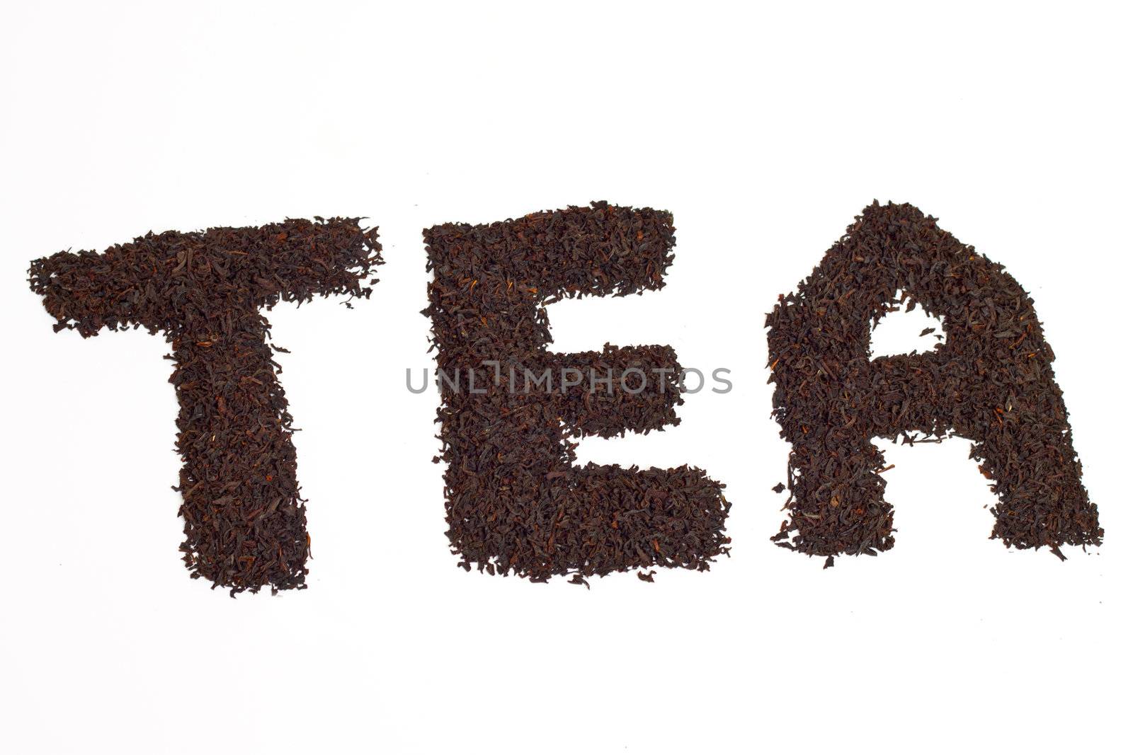 black tea on a white background by aziatik13