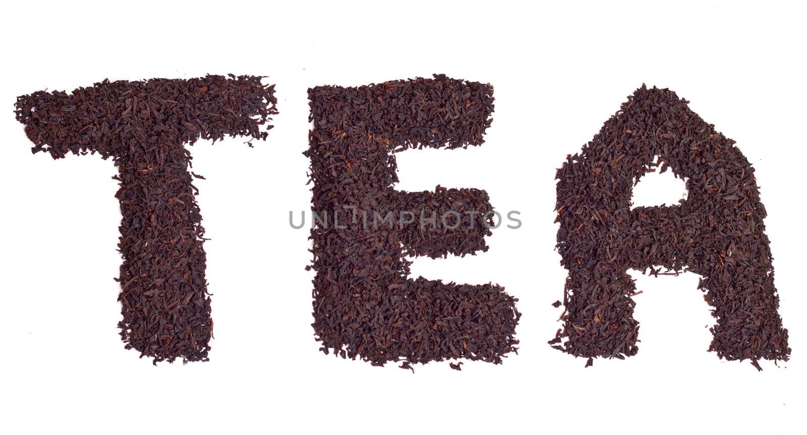 black tea on a white background by aziatik13