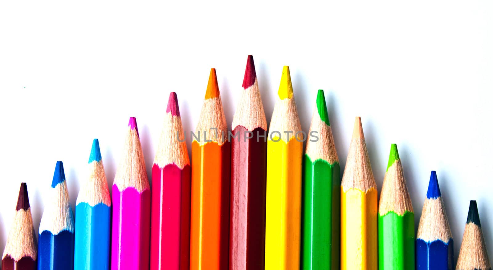 colored pencils on a light background by aziatik13