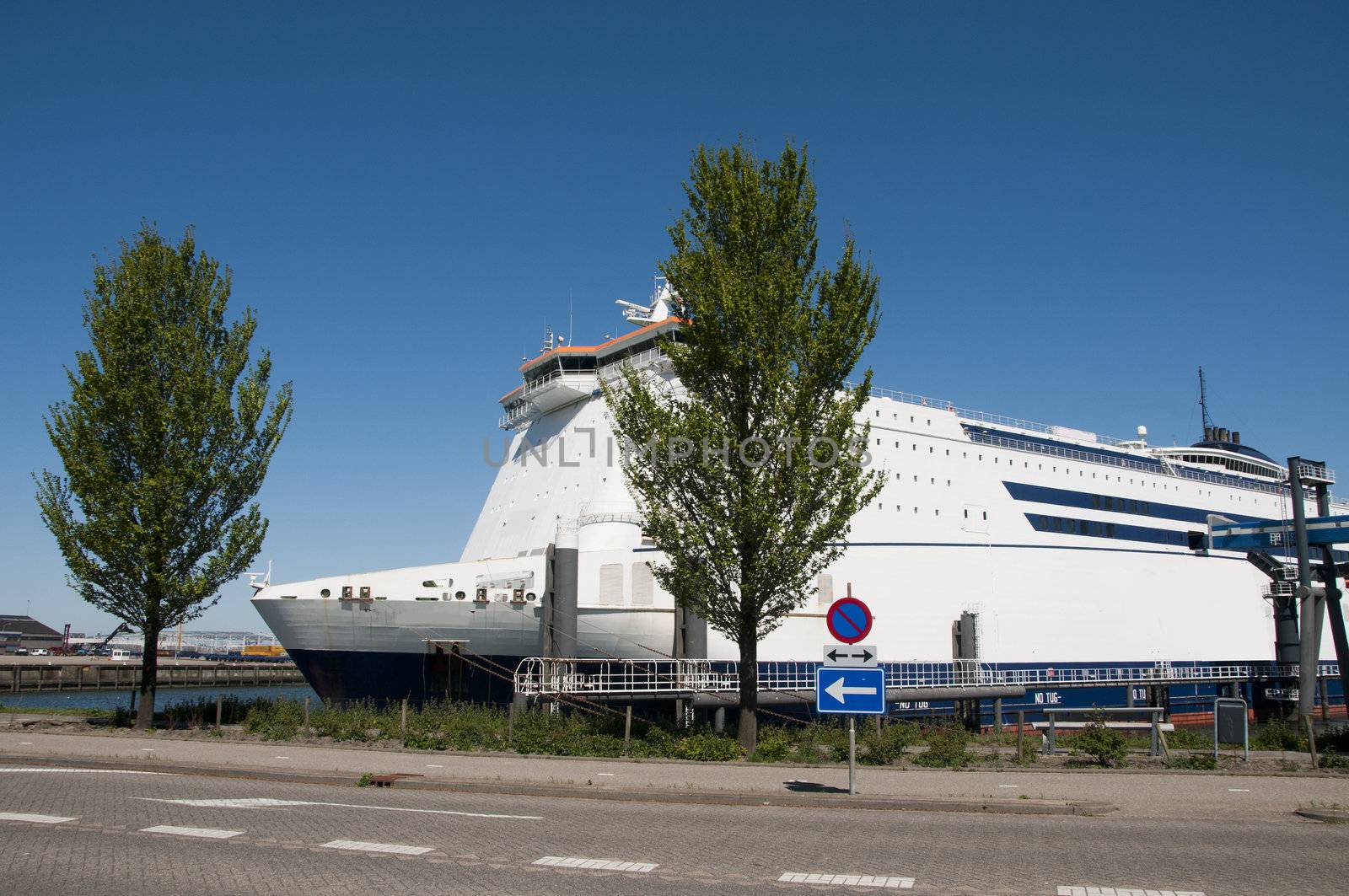 cruise ship and terminal in Holland