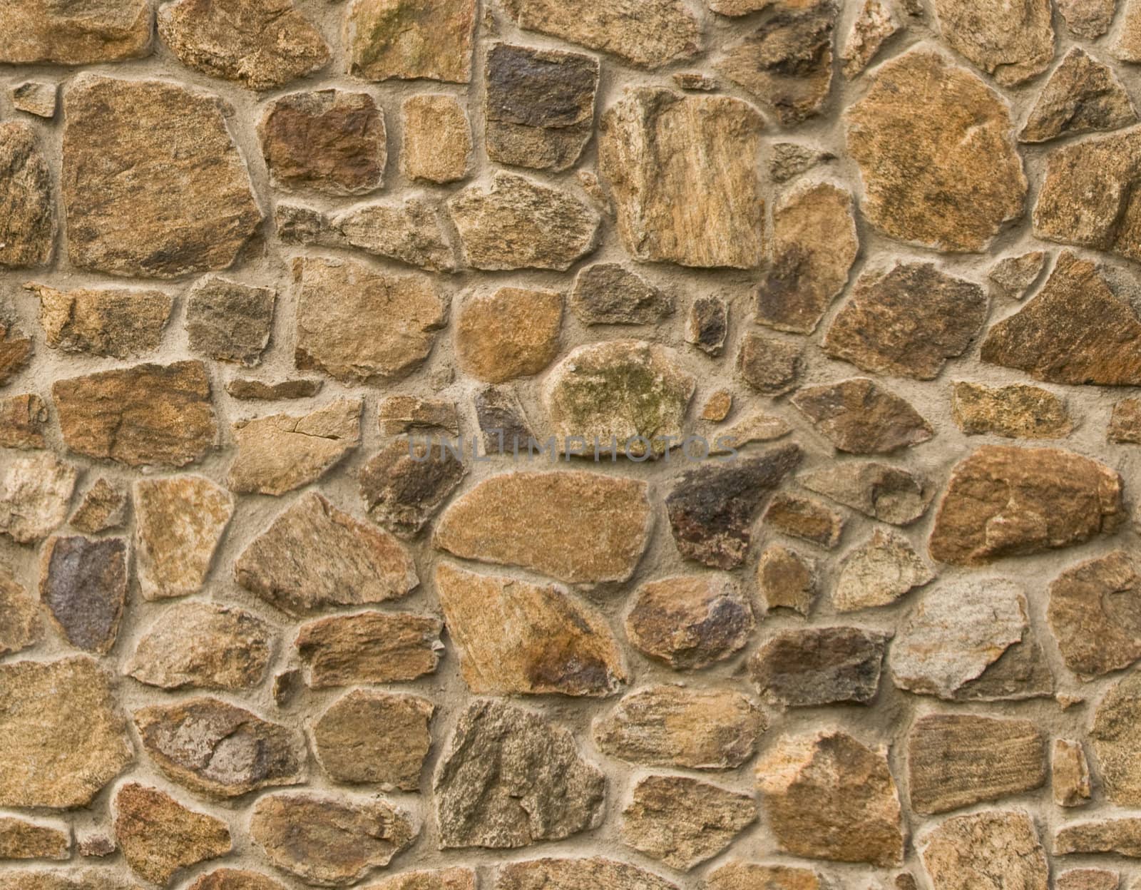 Brown masonry rock wall seamlessly tileable