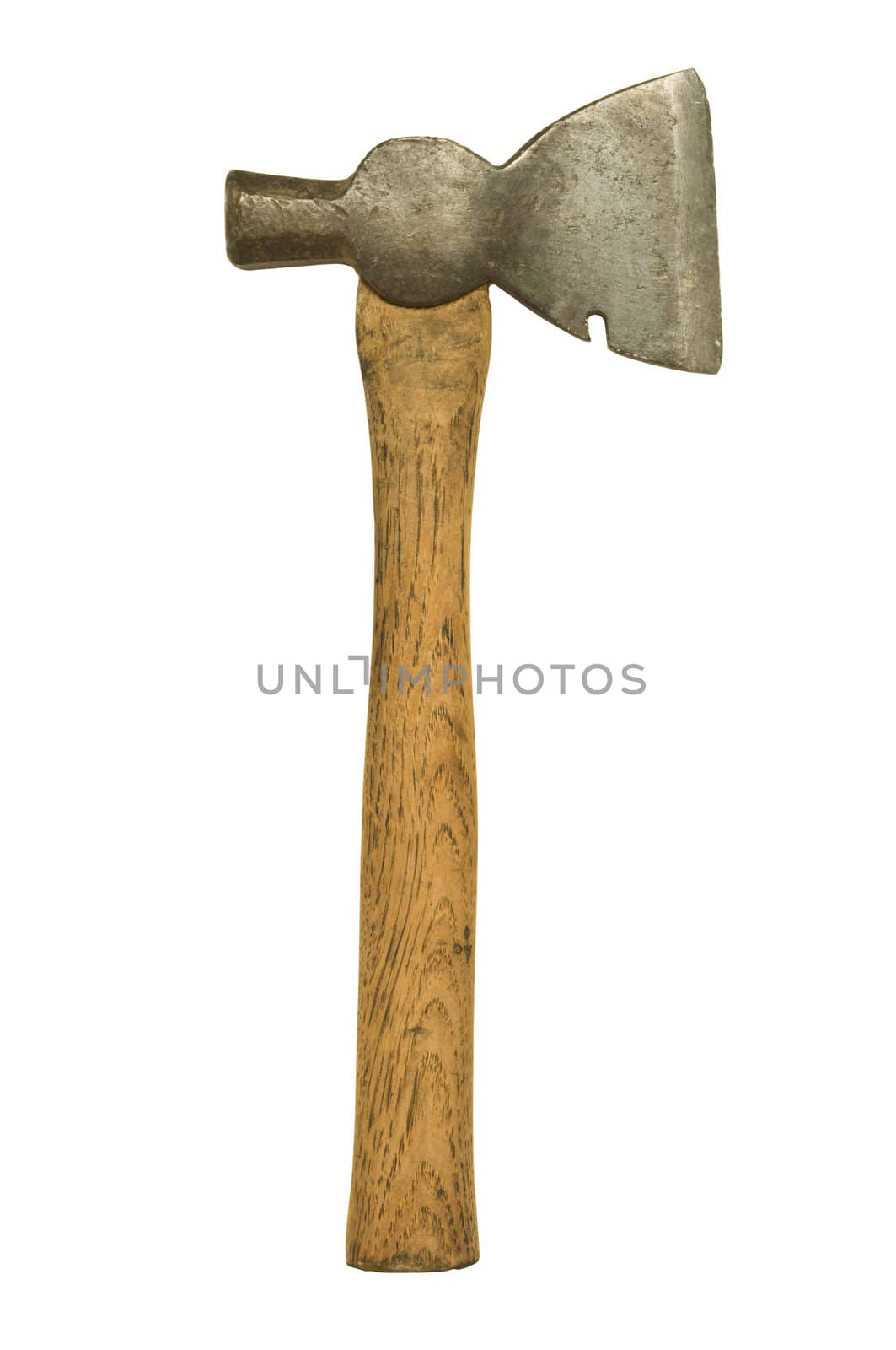 Hatchet or hand ax isolated on a white background