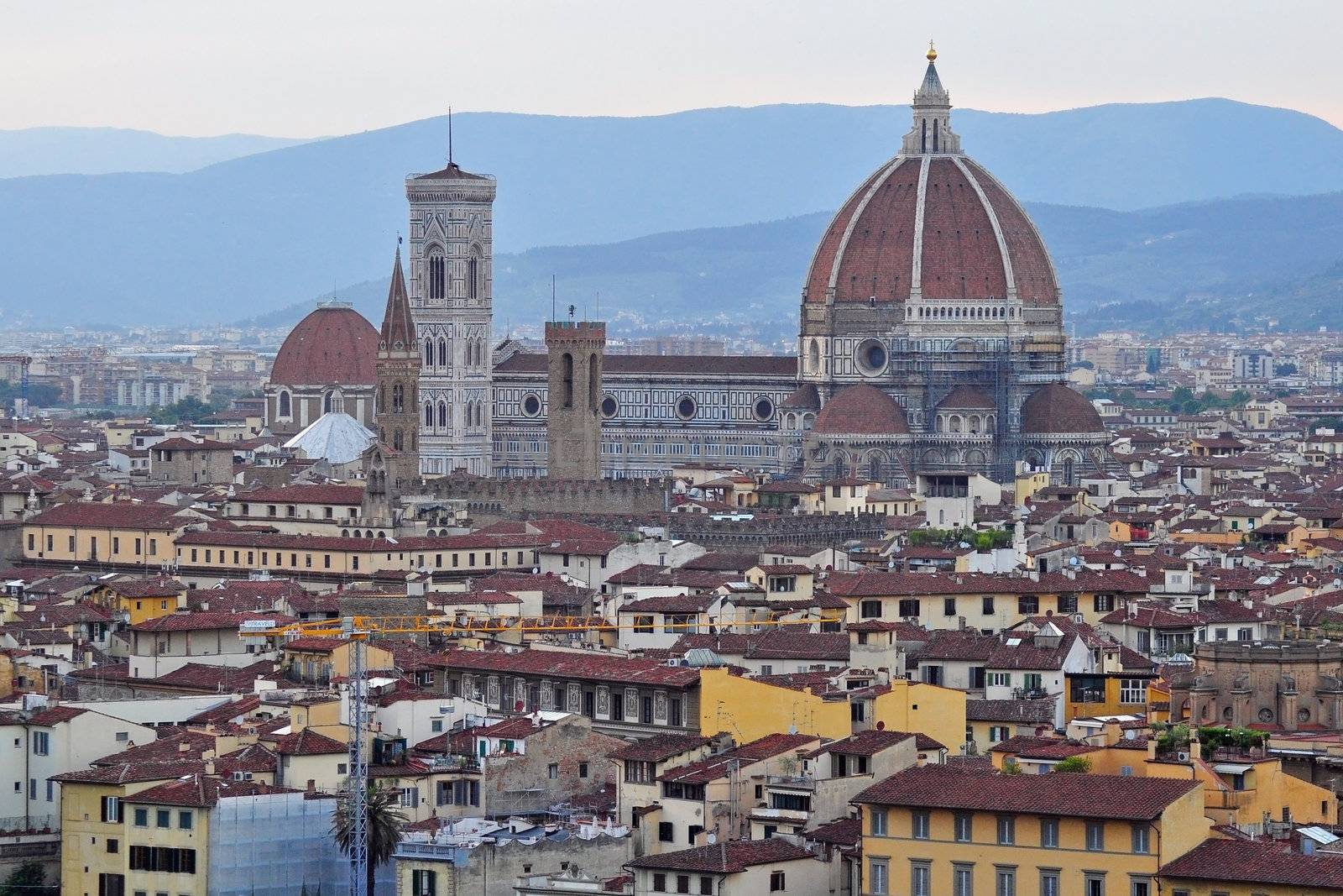 Duomo in Florence, Italy at sunset by ruigsantos