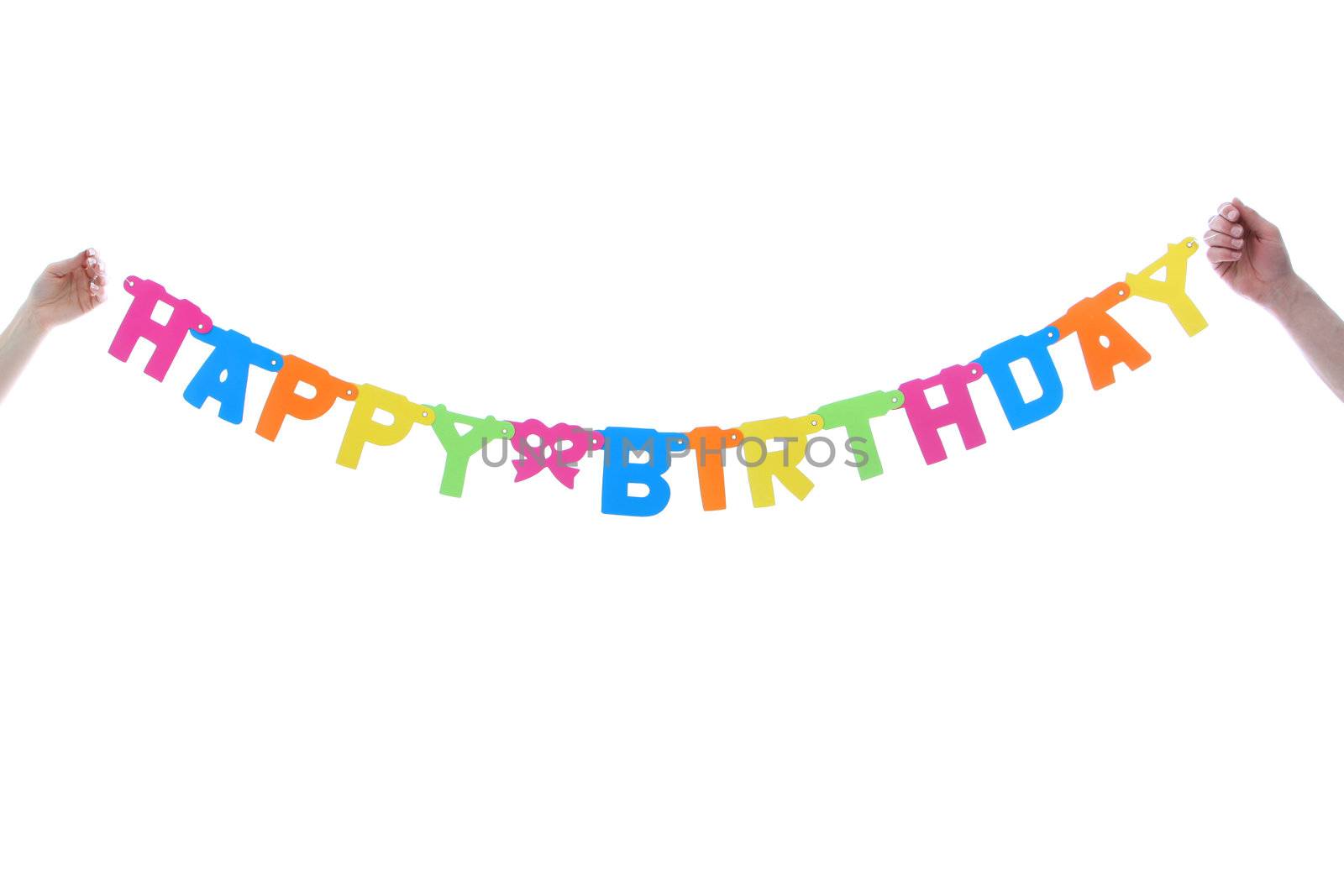 Colourful Happy Birthday Banner by Farina6000