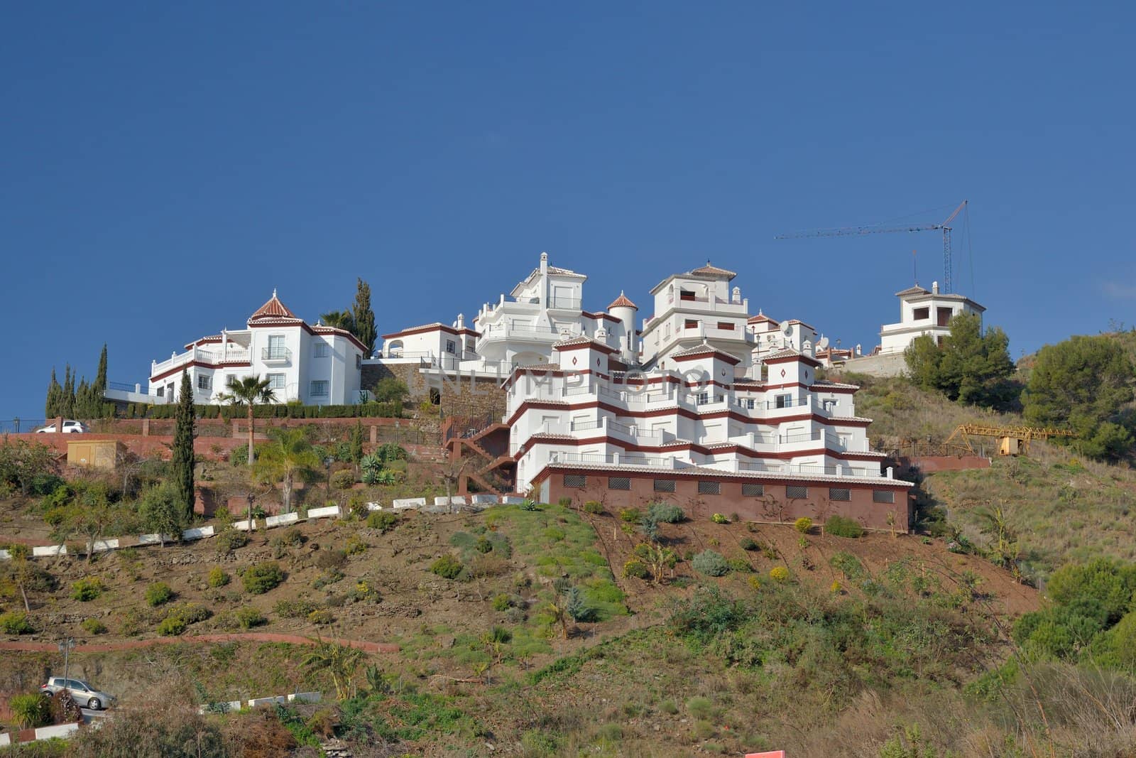 suburbs of Nerja, a city between the mountains and the sea