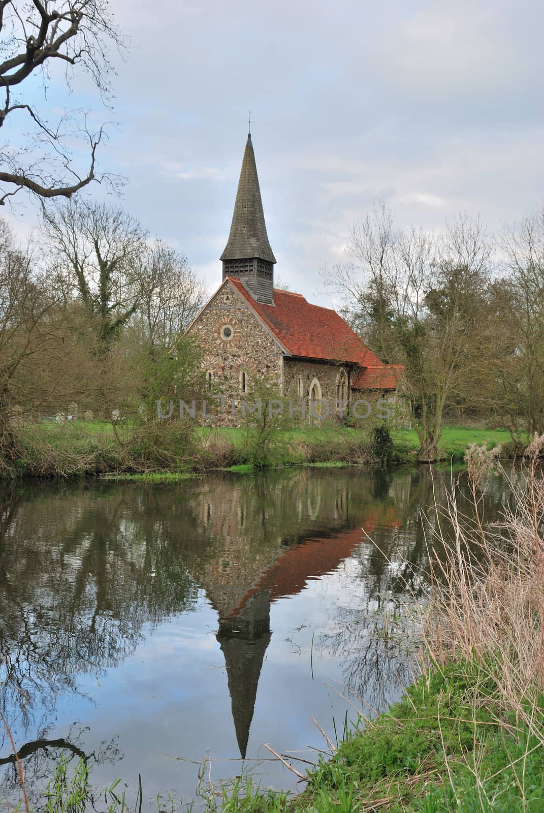english church by canal