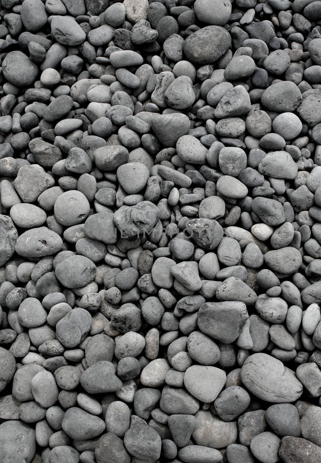 Grey pebble stones by anterovium