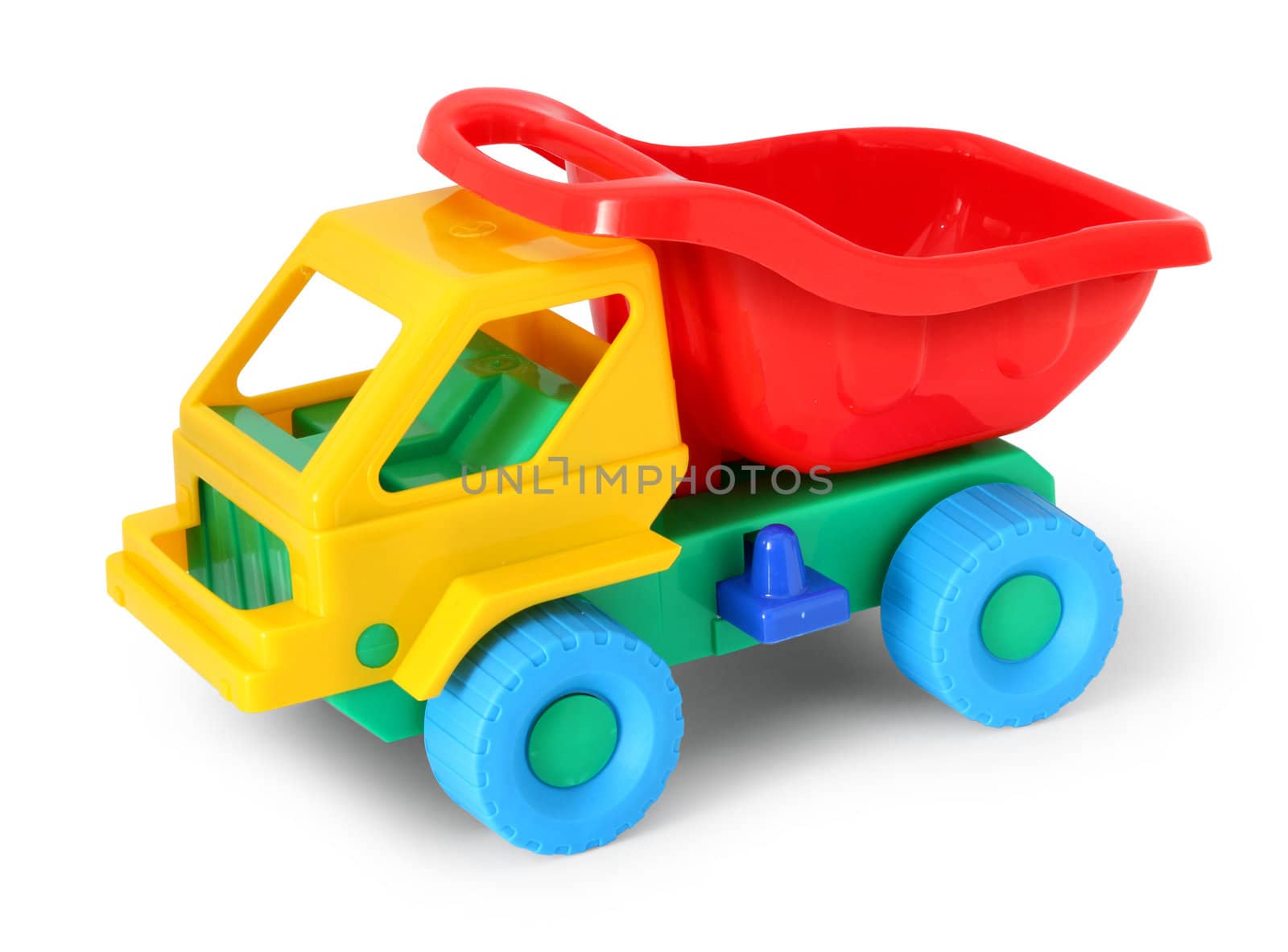 Colorful toy truck by anterovium