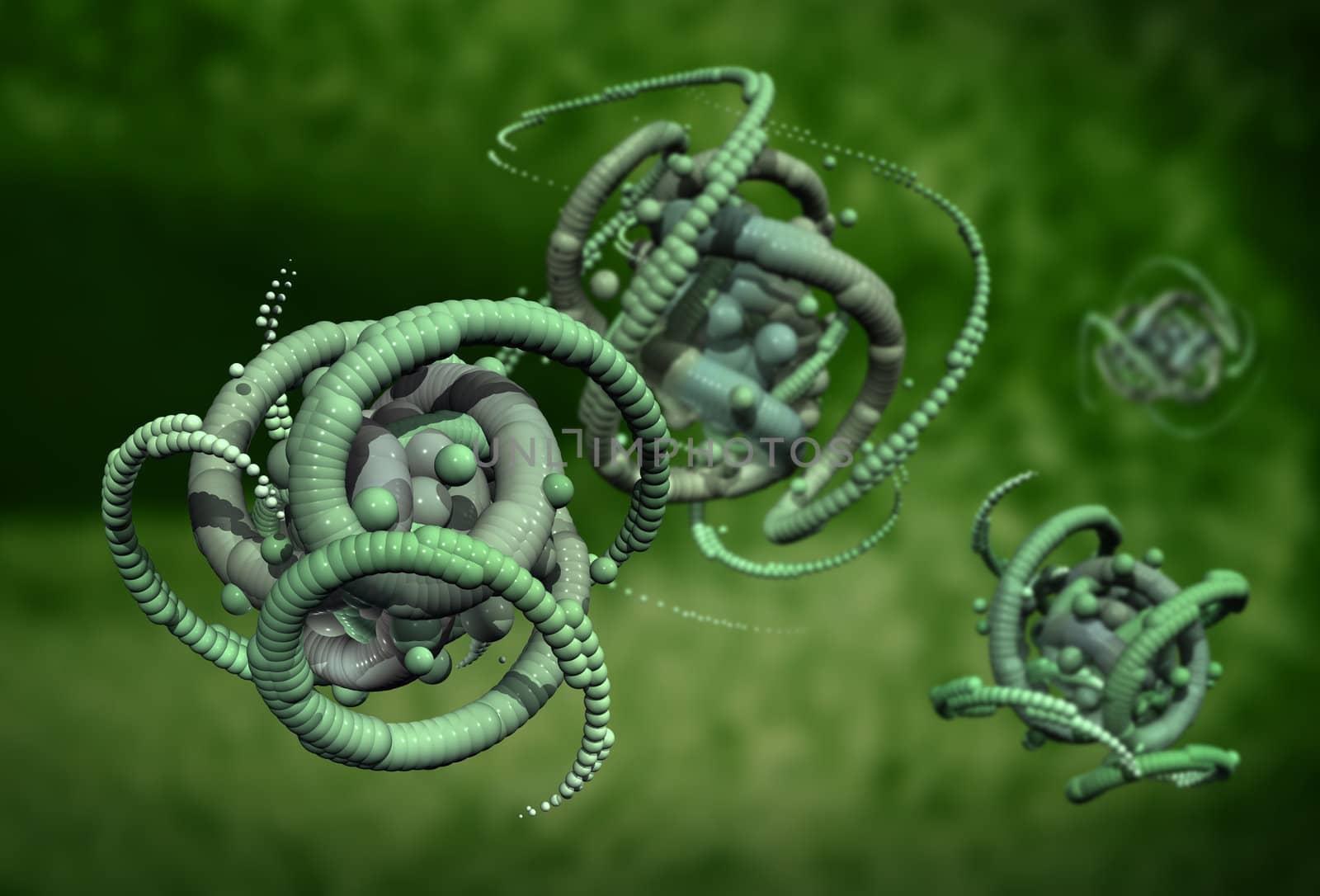 Viruses green by anterovium