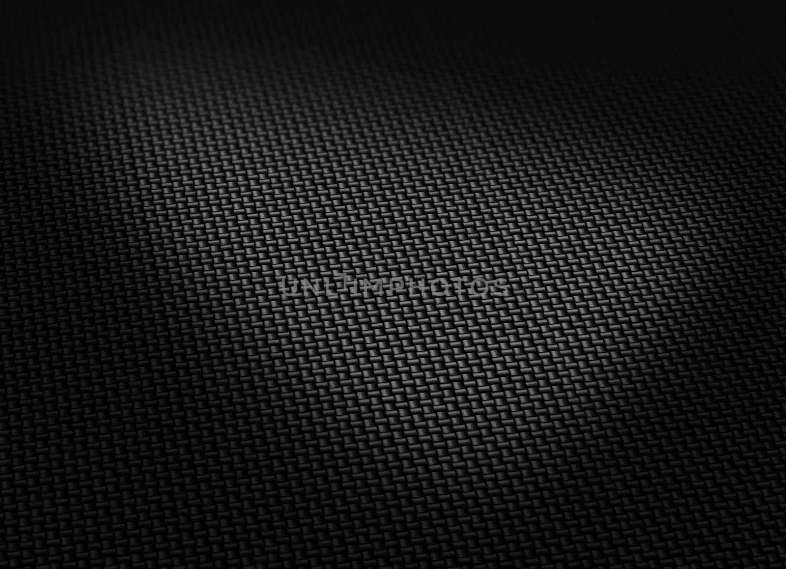 Woven carbon fibre surface curved by anterovium