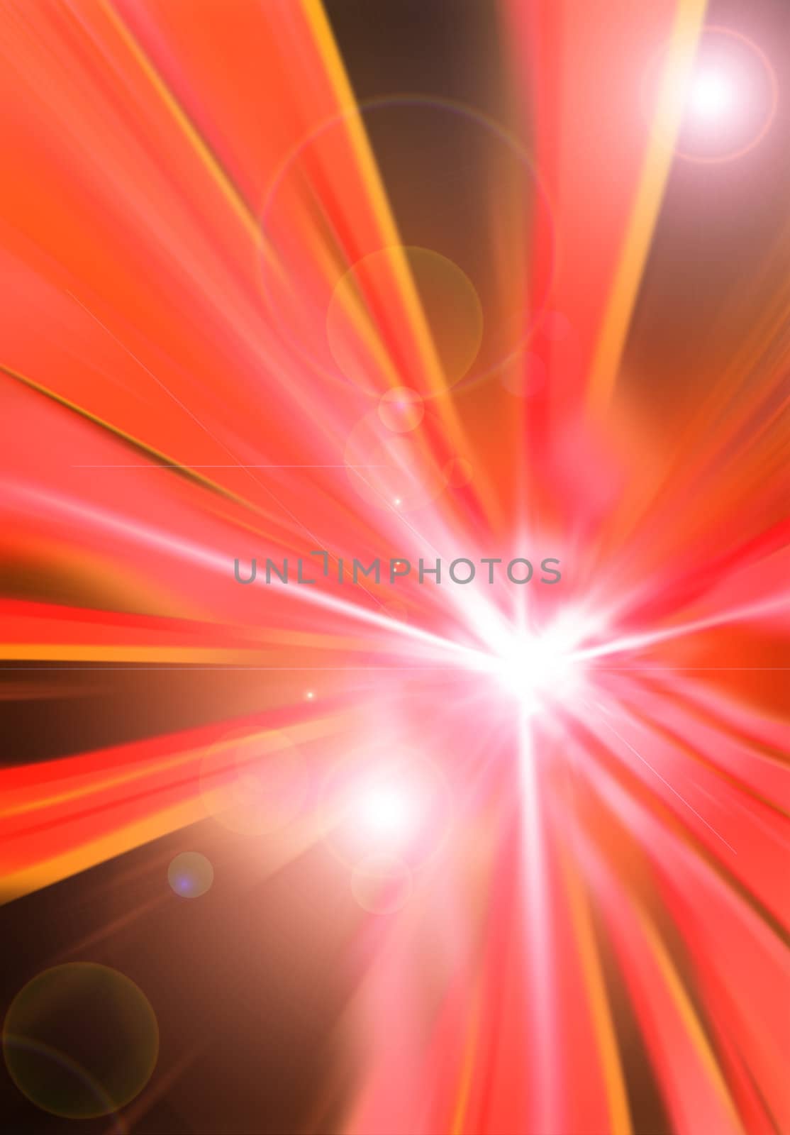 red light of abstract background